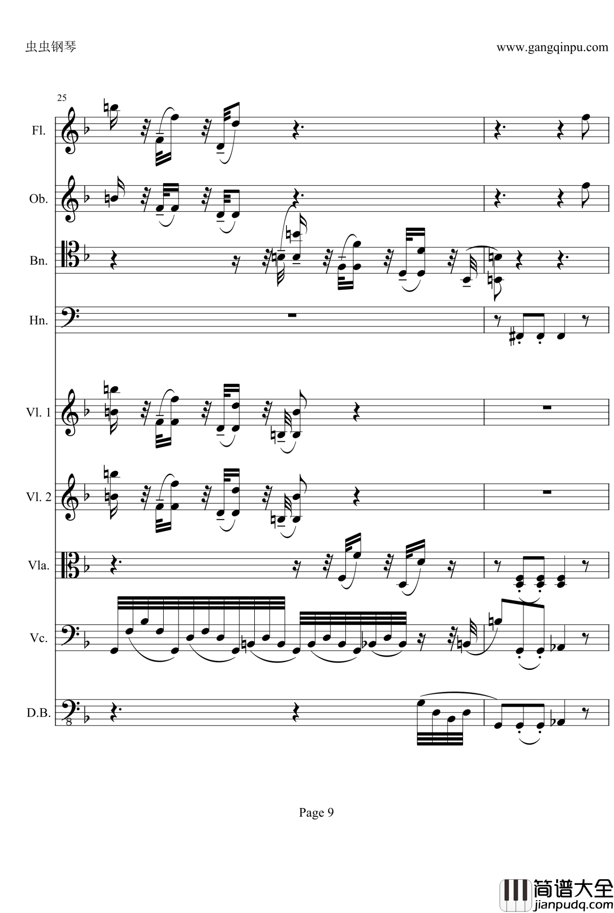 奏鸣曲之交响钢琴谱_第21_Ⅱ_贝多芬_beethoven
