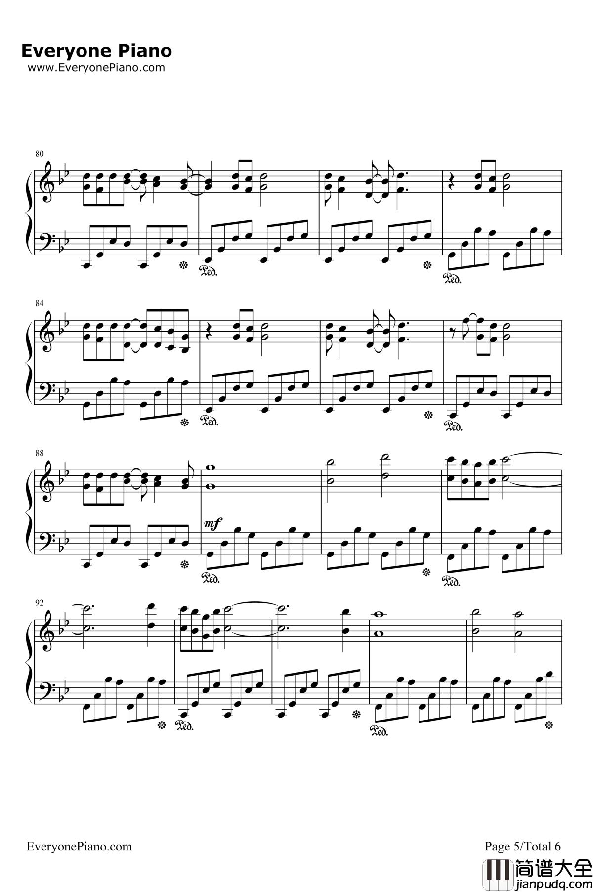 ColdLittleHeart钢琴谱_MichaelKiwanuka_大小谎言OP
