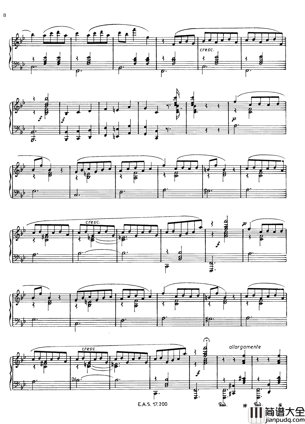 Valse_Ballet钢琴谱_沙拉萨蒂_芭蕾圆舞曲_萨蒂