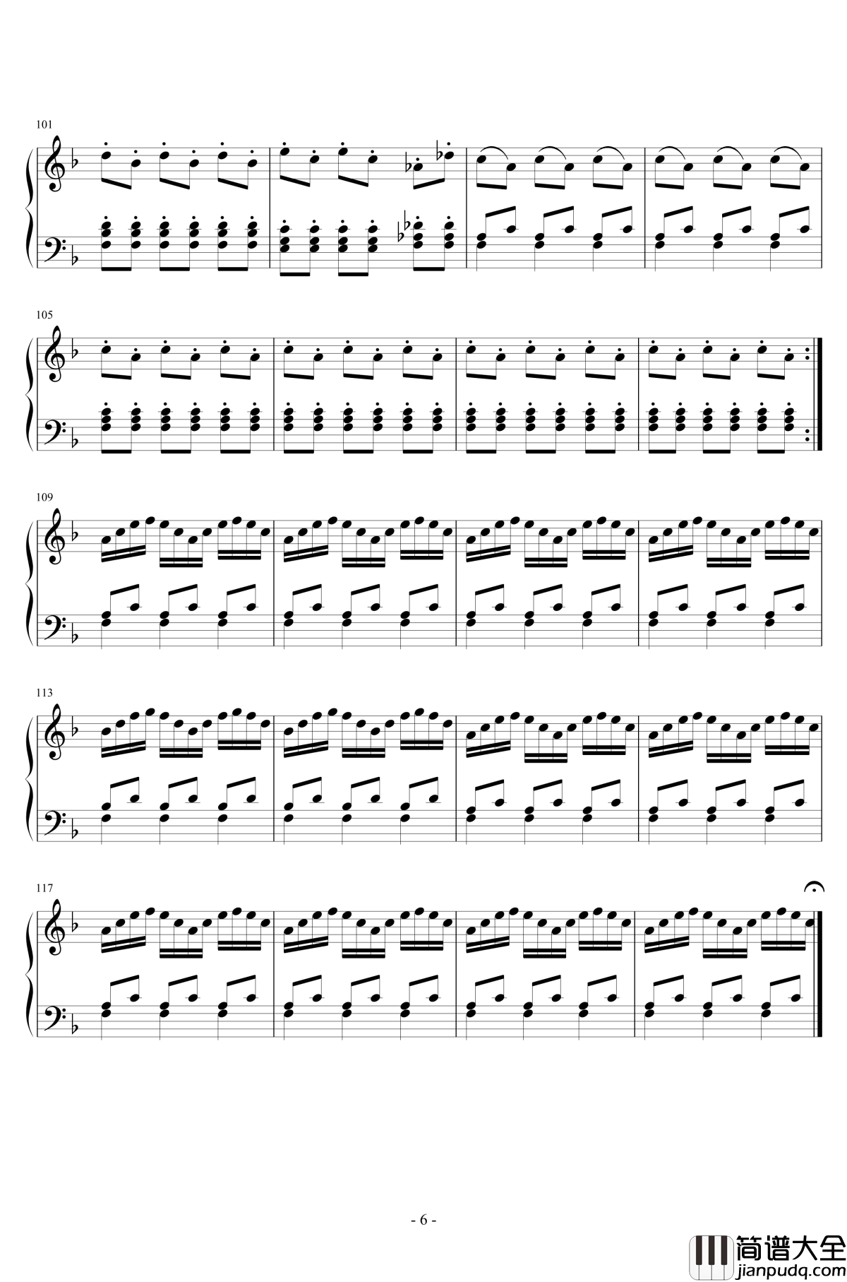 舞曲钢琴谱__之三__Dance_III_菲利普·格拉斯