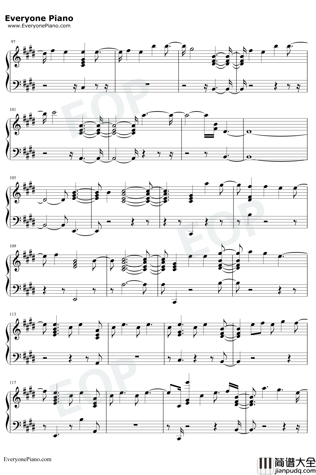 Babe钢琴谱_Sugarland_/_Taylor_Swift