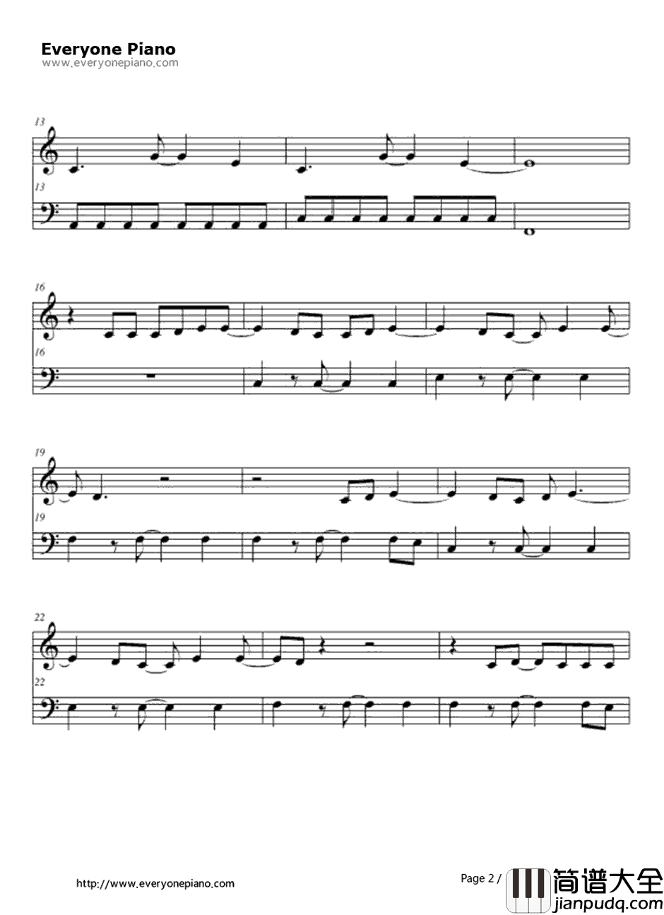 Use_Some_body钢琴谱_KingsofLeon