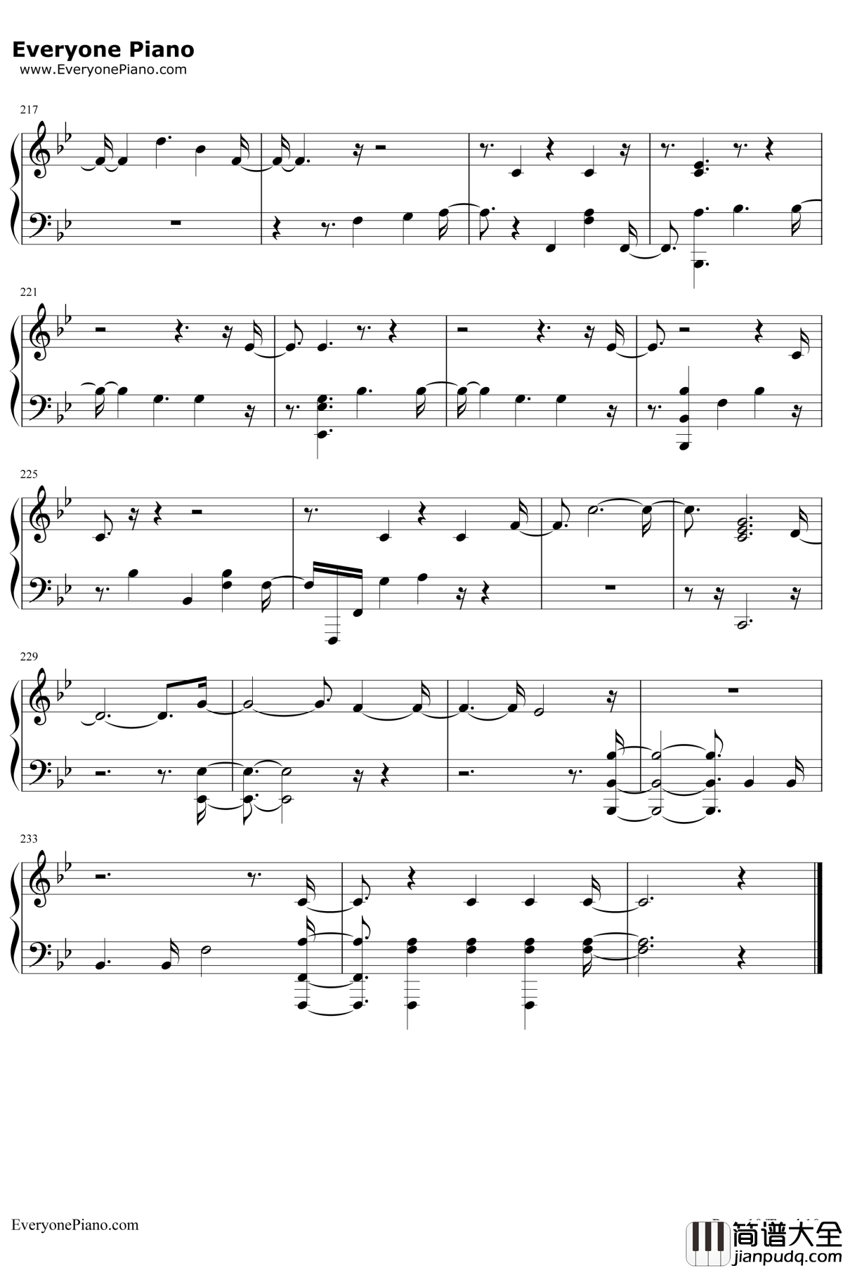 Say_Something钢琴谱_Justin_Timberlake