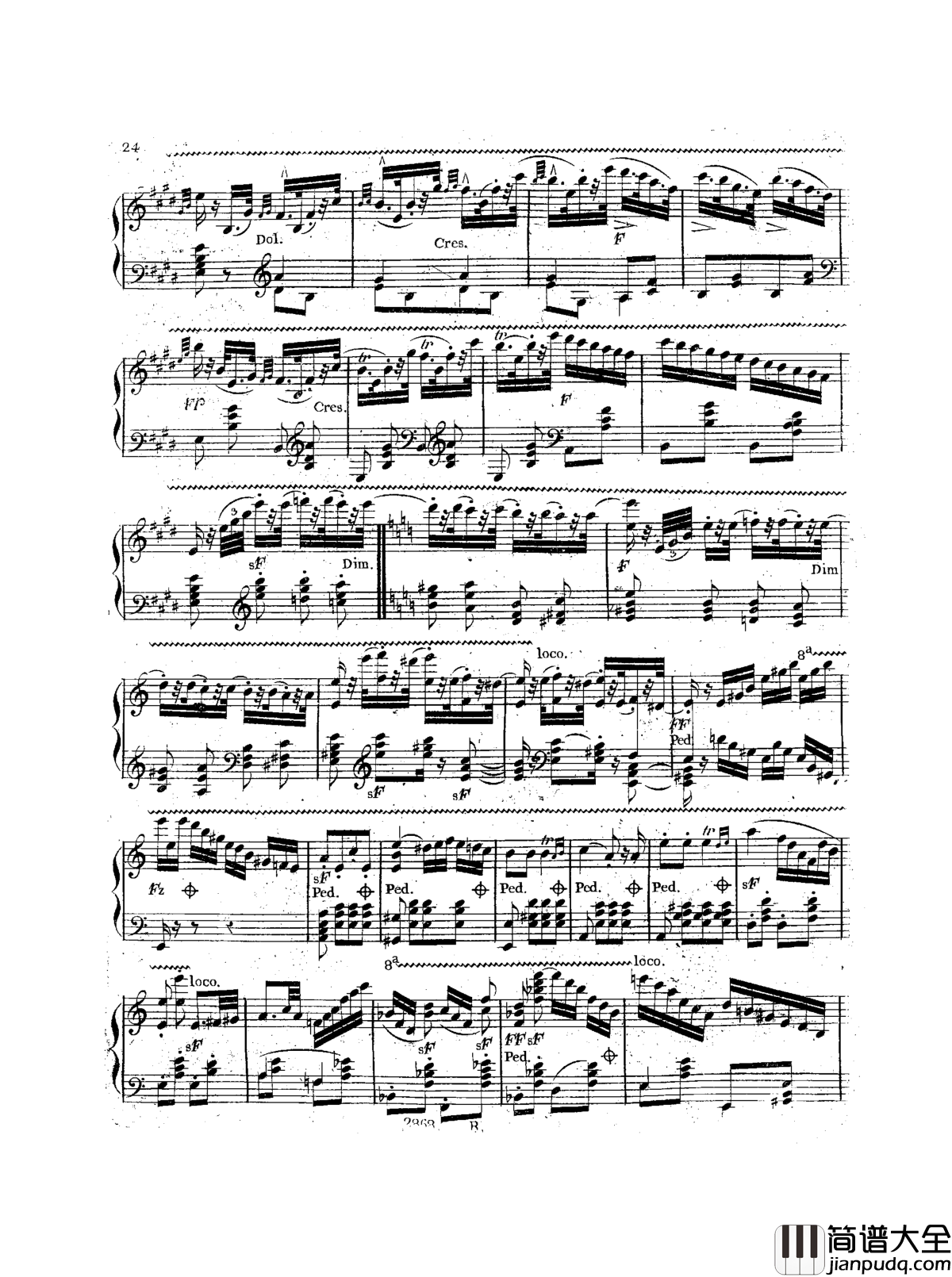 a小调钢琴协奏曲__Op.214钢琴谱_车尔尼_Czerny