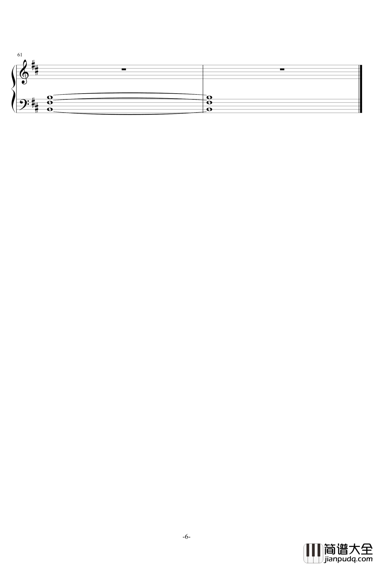 Hello钢琴谱_Evanescence