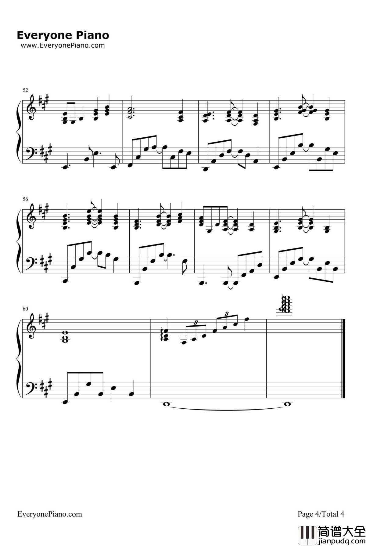 一阵の风钢琴谱_菊地创_真实之泪插曲