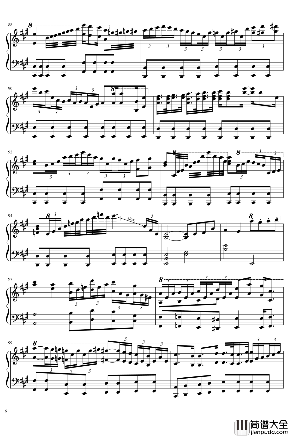 Aurora_Requiem钢琴谱_CosMo暴走P