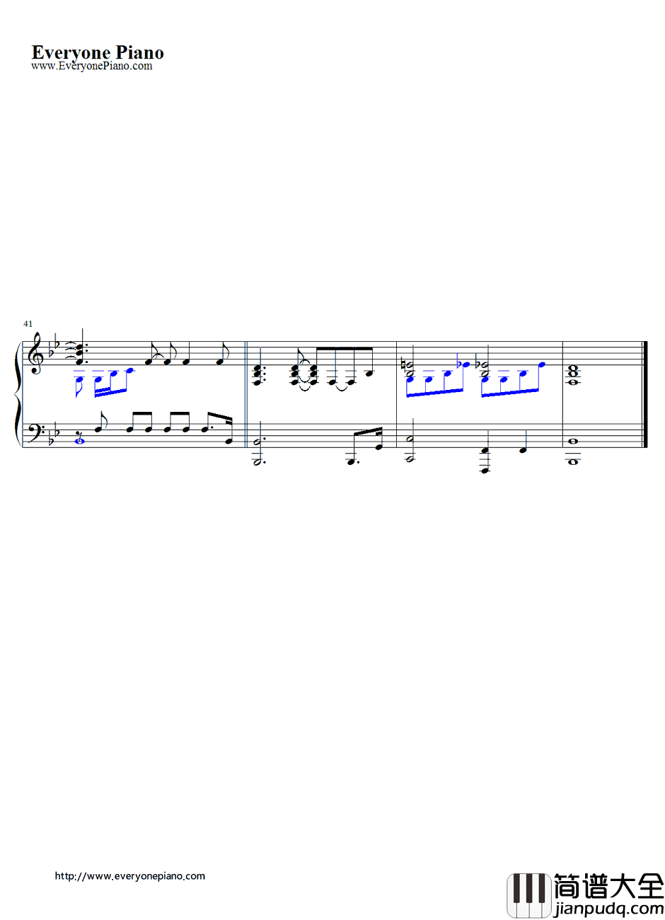 make_you_feel_my_love钢琴谱_Adele