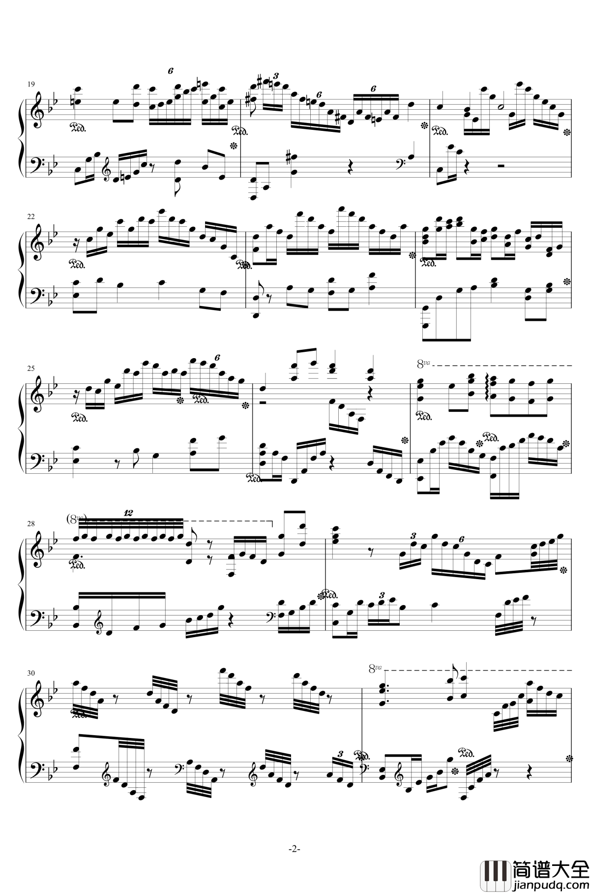 延禧攻略幻想曲钢琴谱_延禧攻略