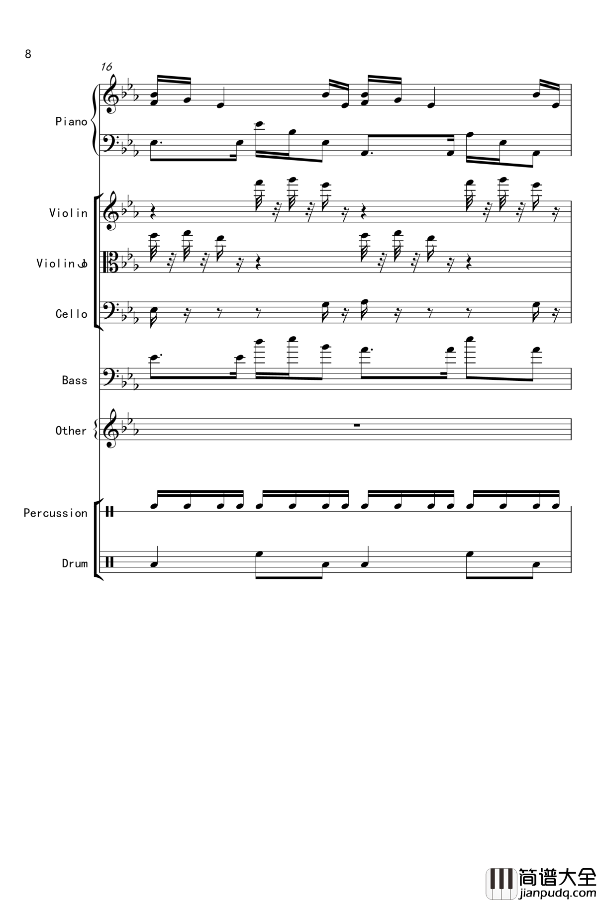 克罗地亚舞曲钢琴谱_马克西姆_Maksim·Mrvica
