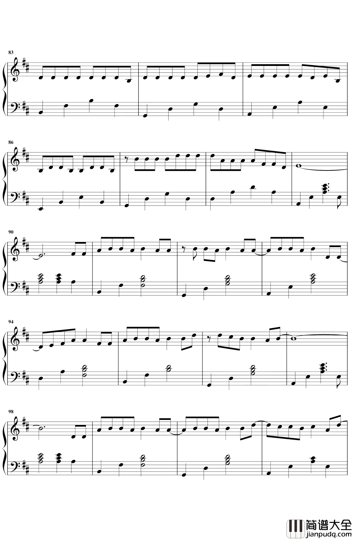 生僻字钢琴谱_陈柯宇_抖音终于火了一首正能量音乐作品
