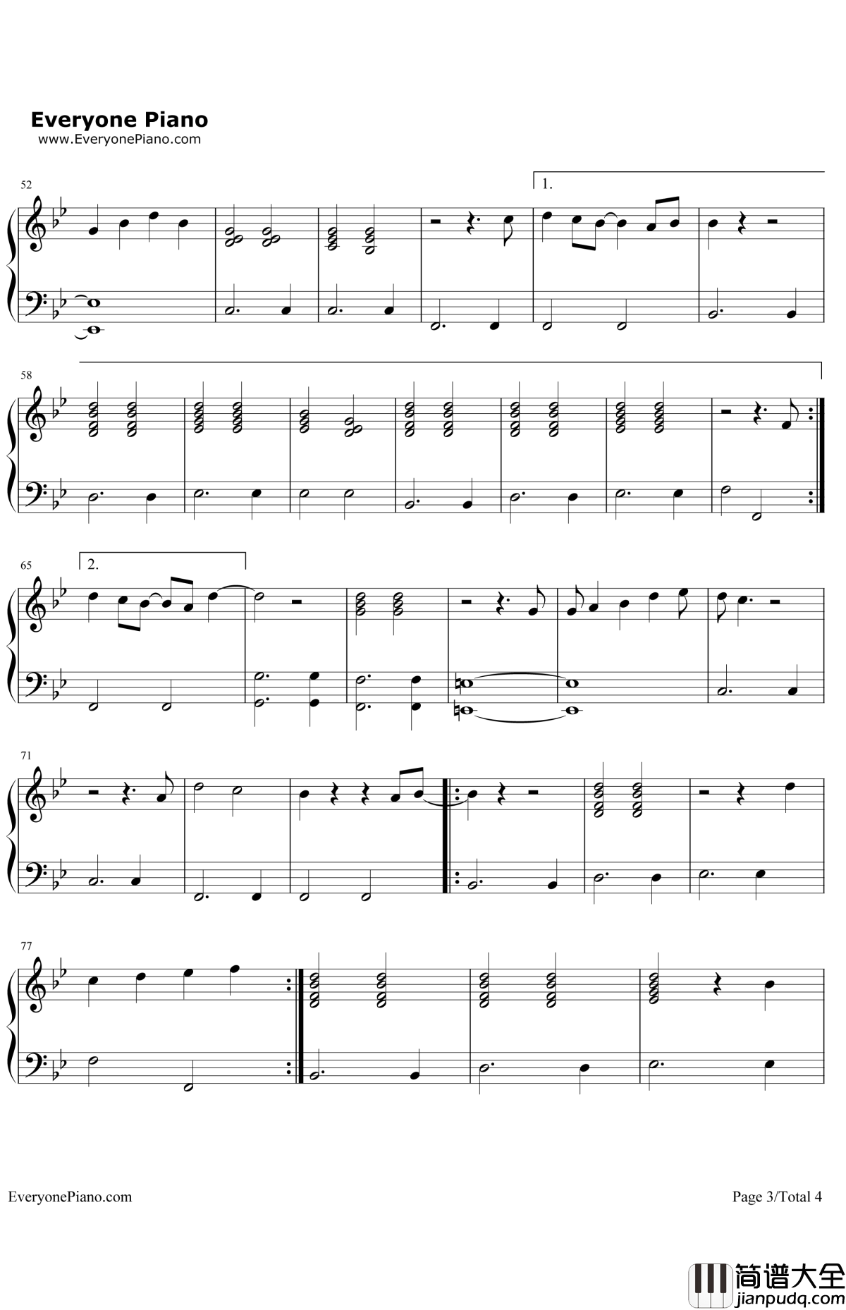 TheLadyinRed钢琴谱_ChrisdeBurgh
