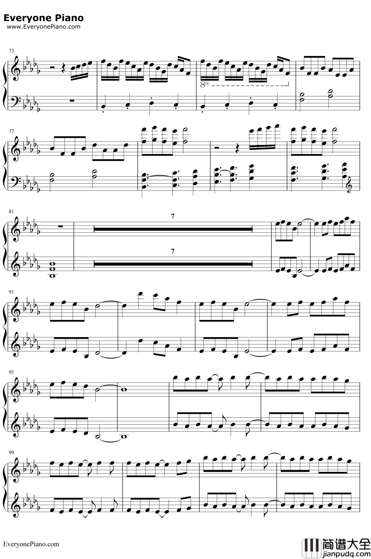Merry_Christmas_Mr_Lawrence钢琴谱_坂本龙一_圣诞快乐劳伦斯先生原声音乐