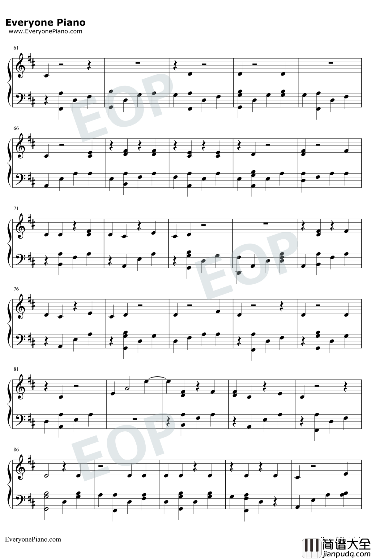 Scars钢琴谱_Sam_Smith