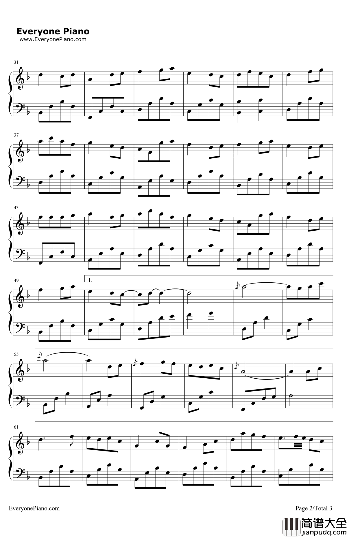 恋人心钢琴谱_魏新雨_花千骨插曲