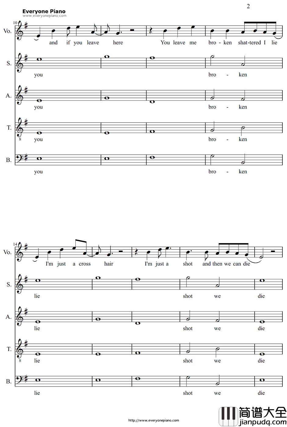 Take_Me_Out钢琴谱_FranzFerdinand
