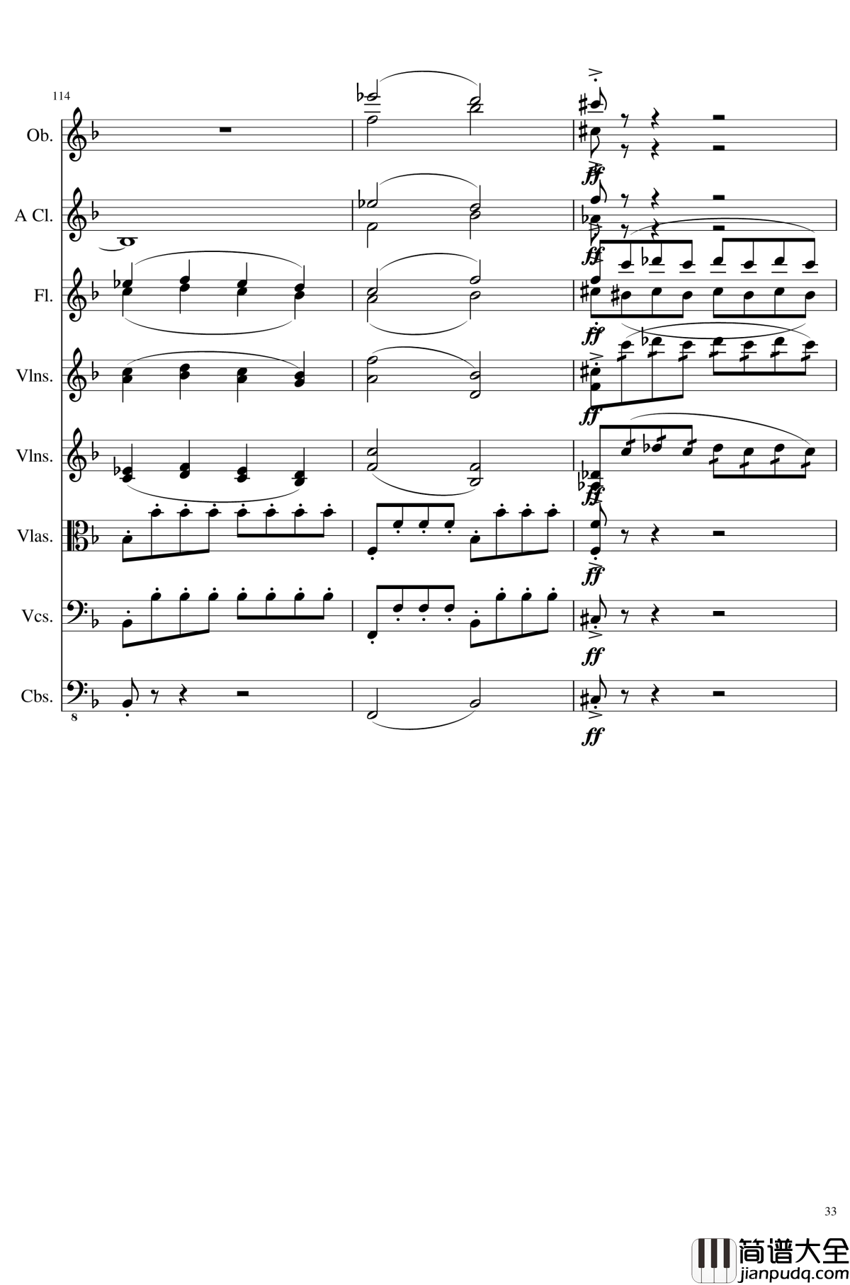Sonata_for_strings,Oboes,Clinests_and_flutes,_Op.84钢琴谱_一个球