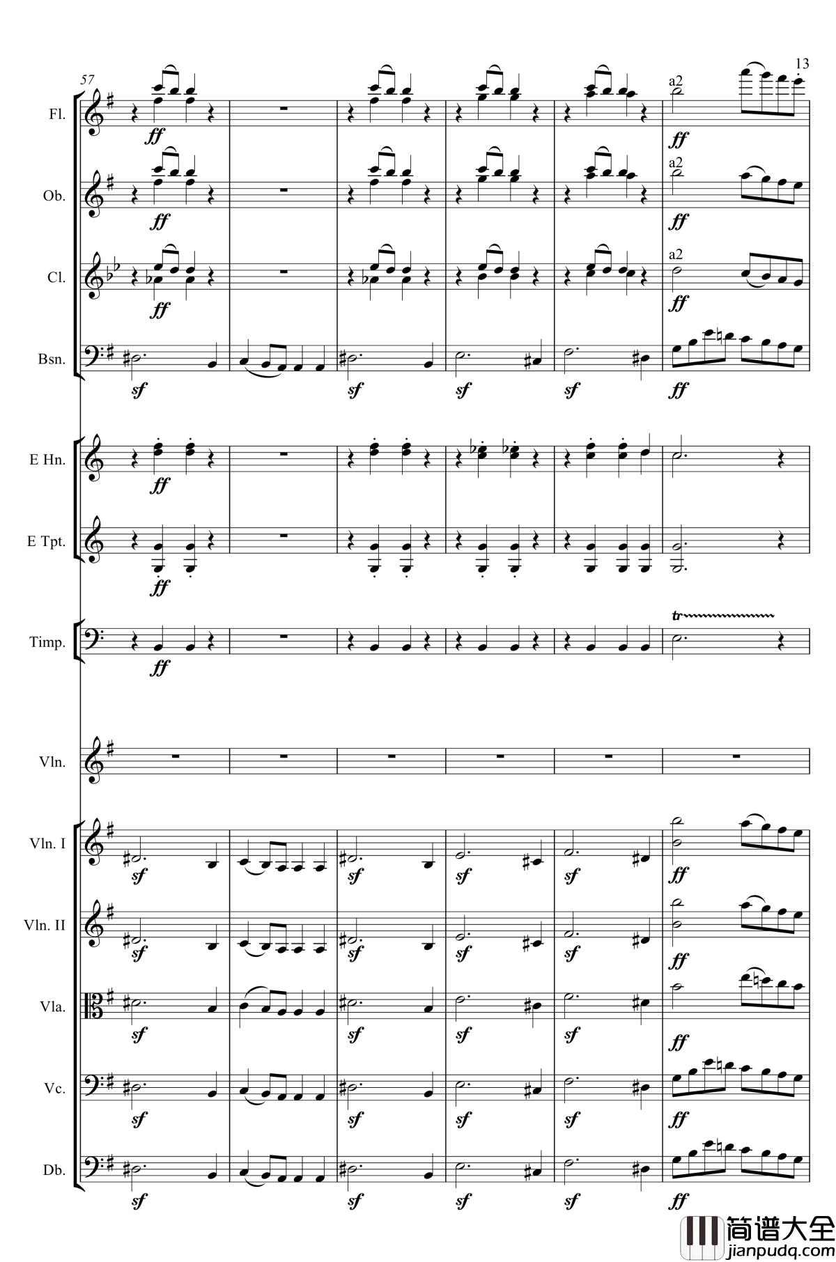 e小调小提琴协奏曲Op.64钢琴谱_第一乐章_门德尔松