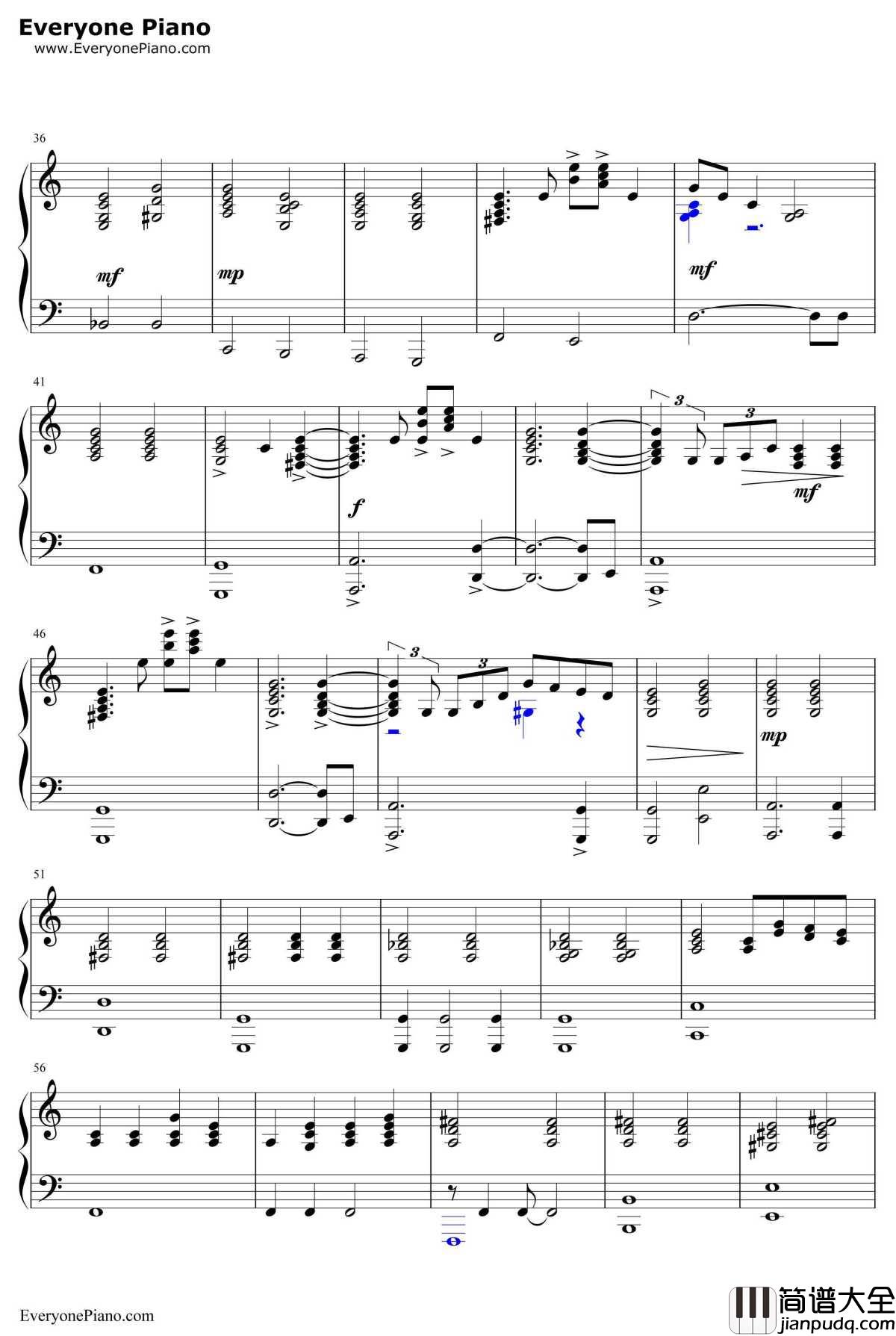 New_York_State_Of_Mind钢琴谱_BillyJoel_比利·乔尔