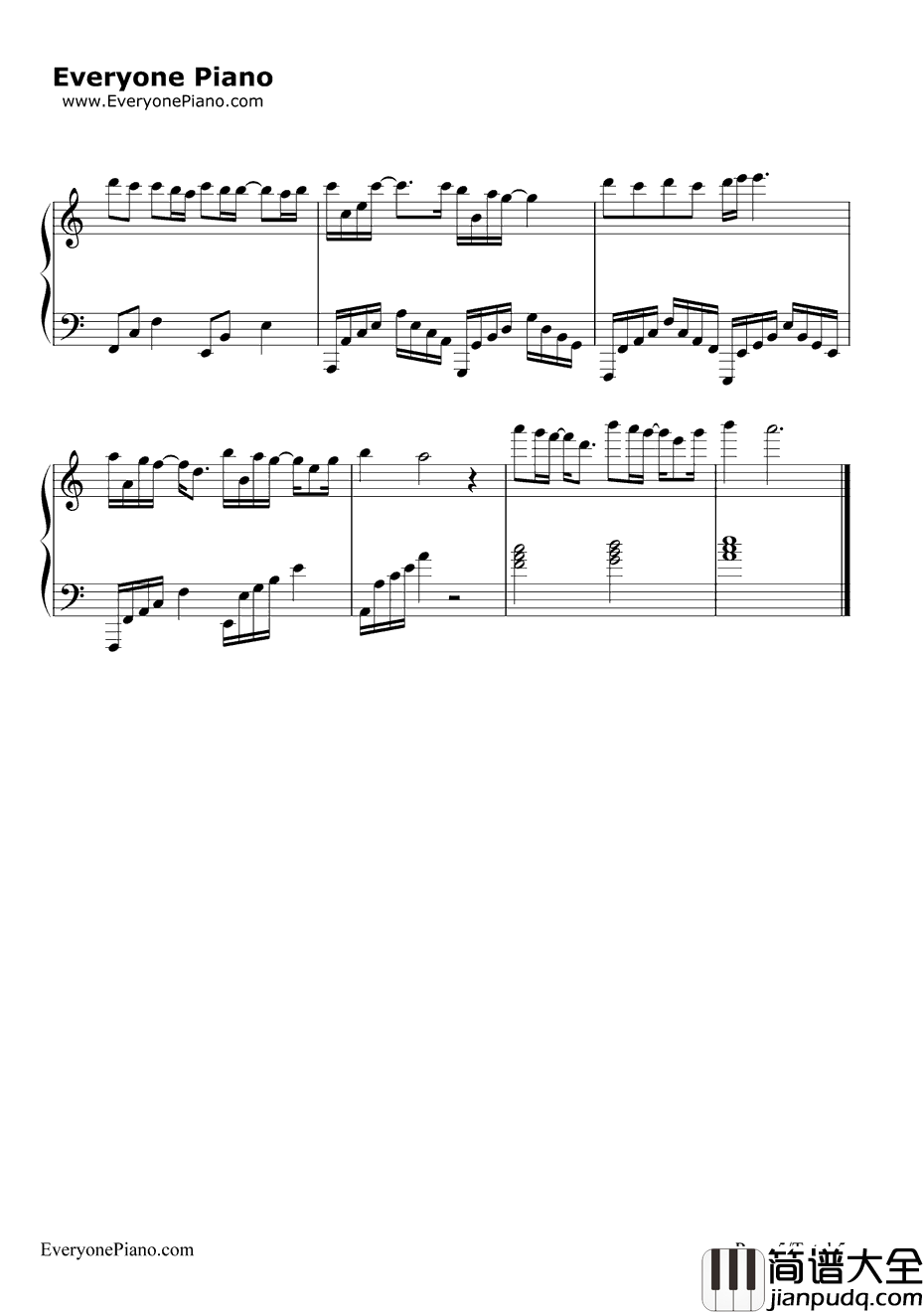 赤血长殷钢琴谱_王凯_琅琊榜插曲