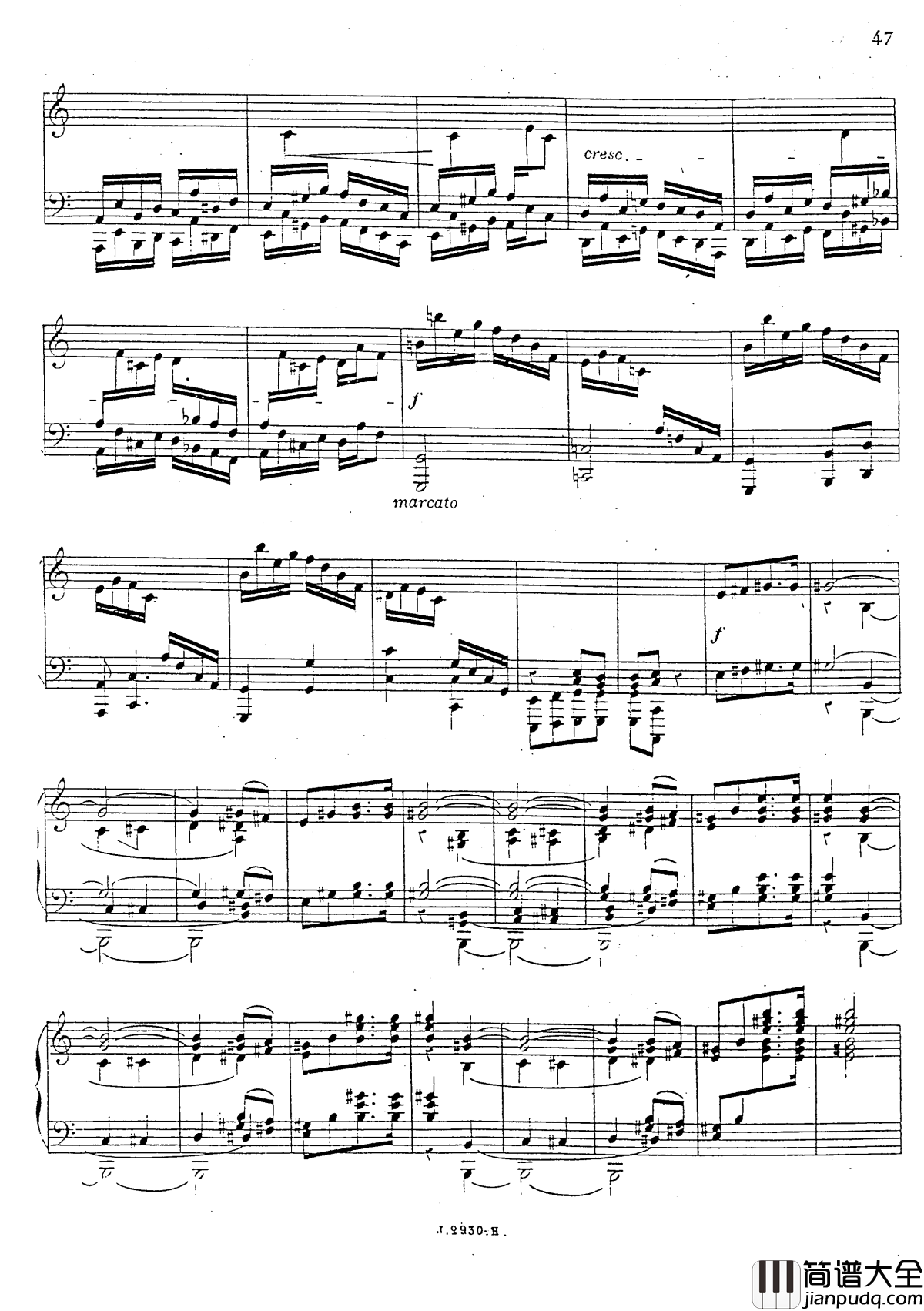 a小调第四钢琴奏鸣曲钢琴谱_安东_鲁宾斯坦__Op.100
