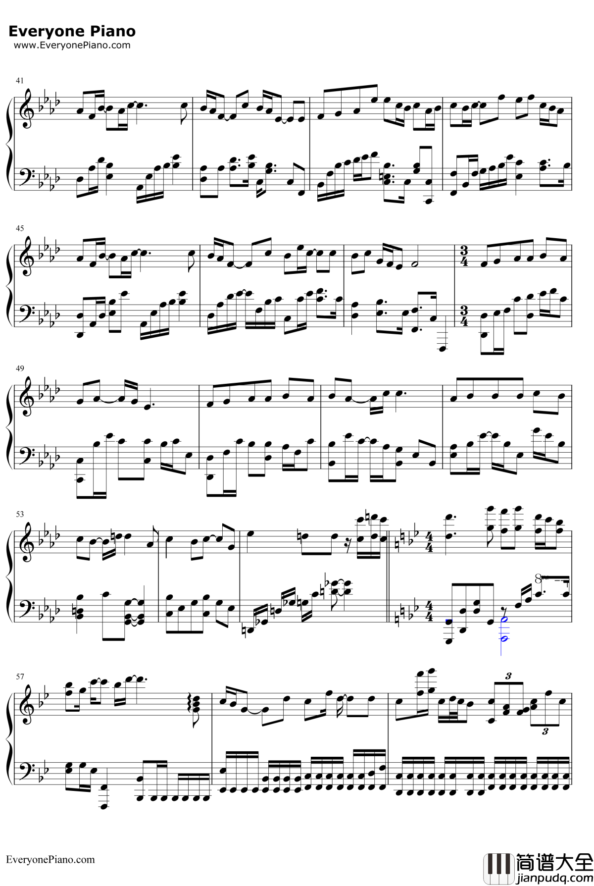 灵契钢琴谱_Assen捷五音Jw_盗墓笔记