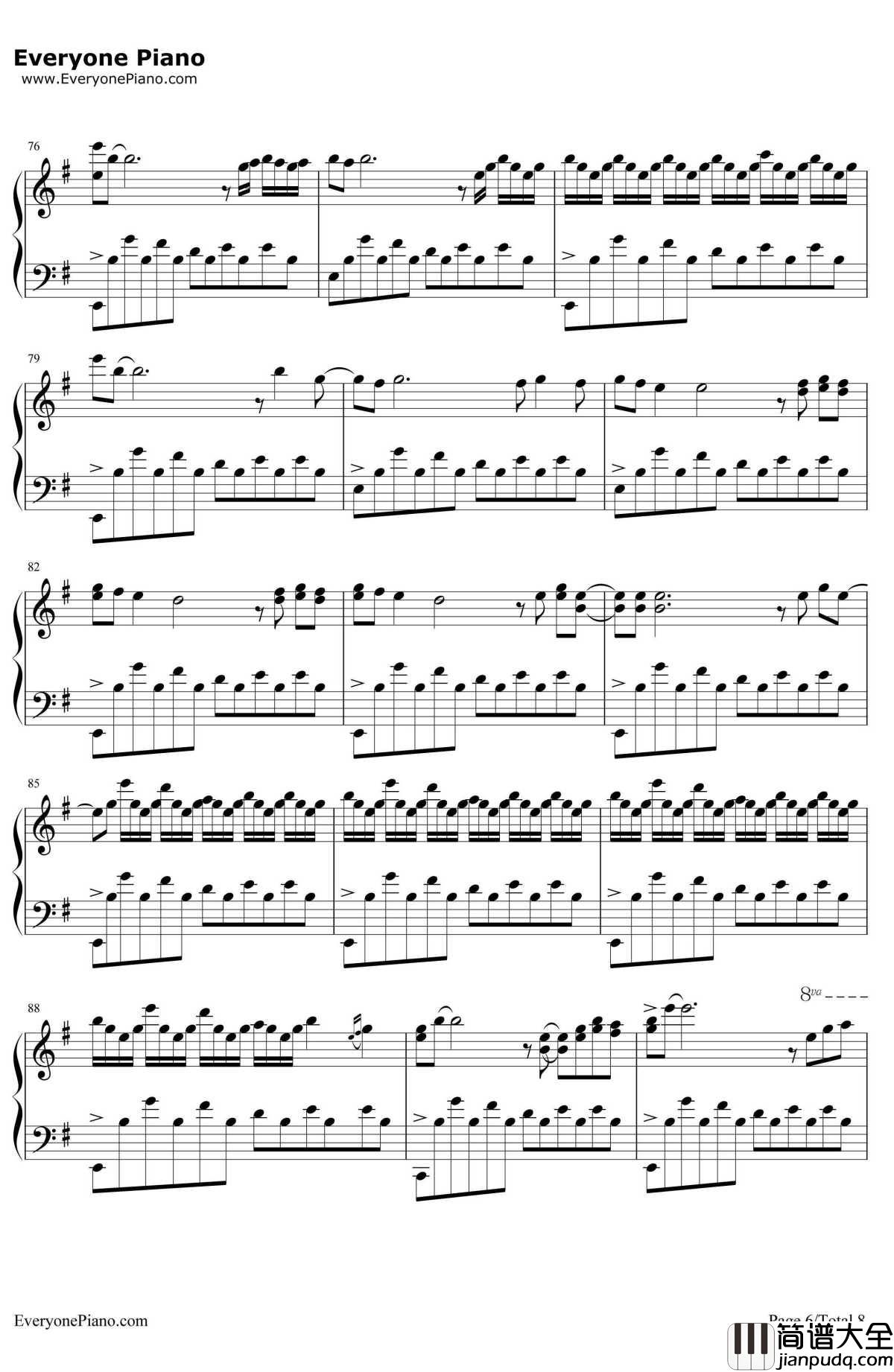 FebruarySea二月海钢琴谱_GeorgeWinston__WinterIntoSpring_GeorgeWinston