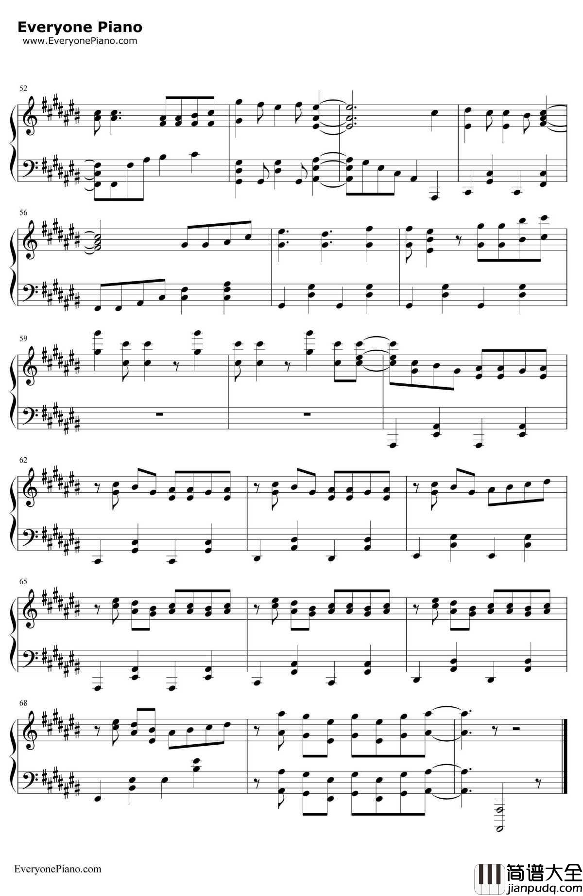 Rough_Diamonds钢琴谱_SCREEN_mode_TV动画_食戟之灵贰之皿_片头曲