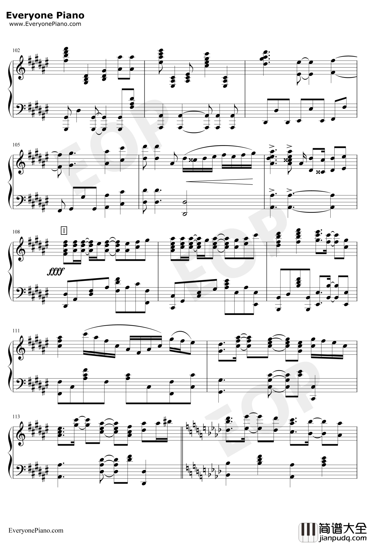 Synchrogazer钢琴谱_水树奈々_战姫绝唱