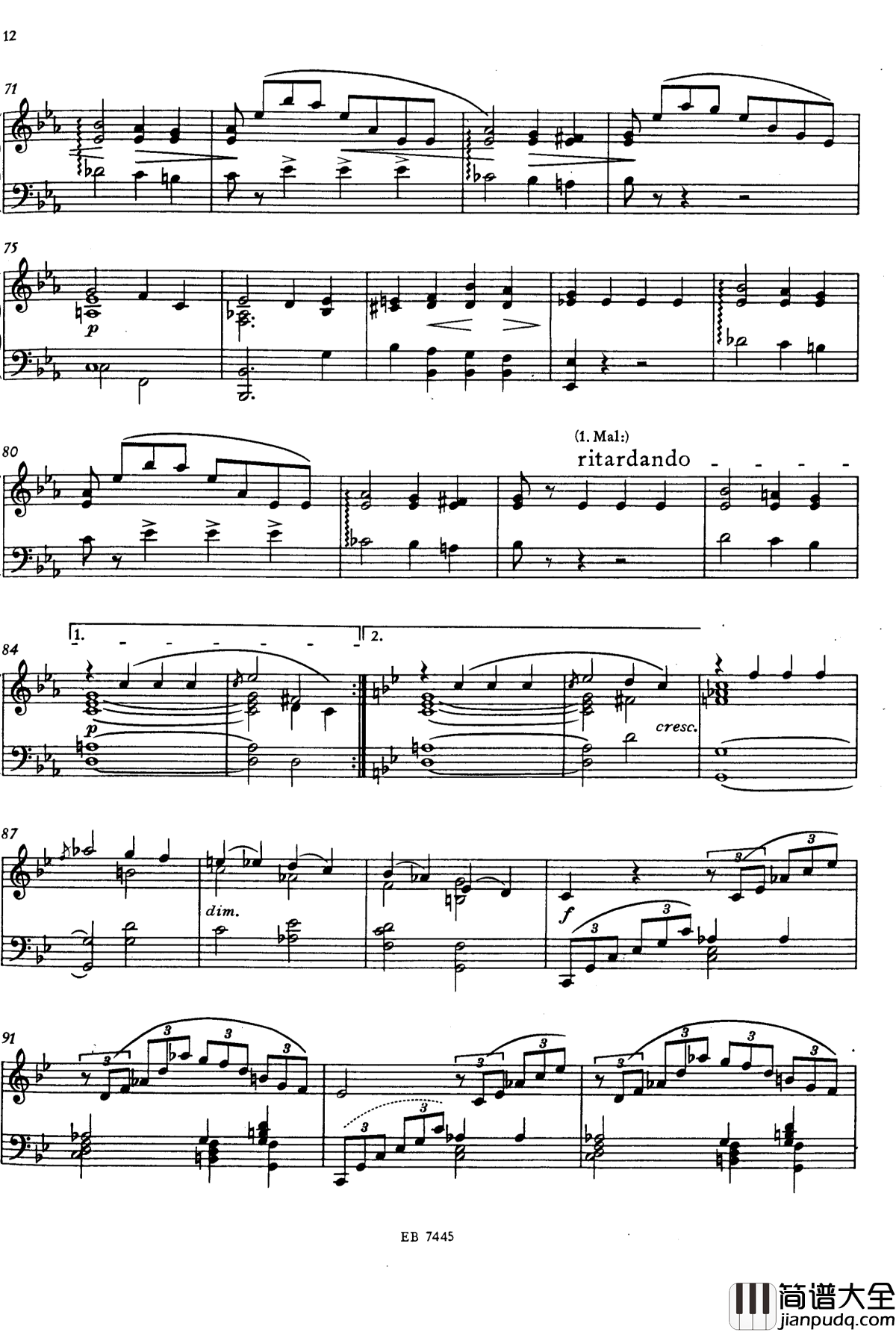 g小调钢琴奏鸣曲钢琴谱_舒曼_克拉拉