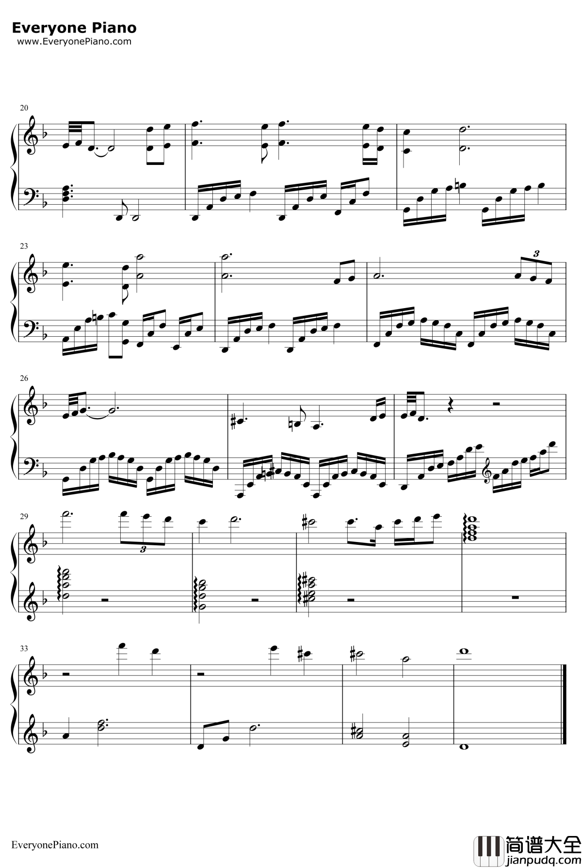 Bemidji_MN_Fargo_Series_Main_Theme钢琴谱_JeffRusso_冰血暴第二季OST