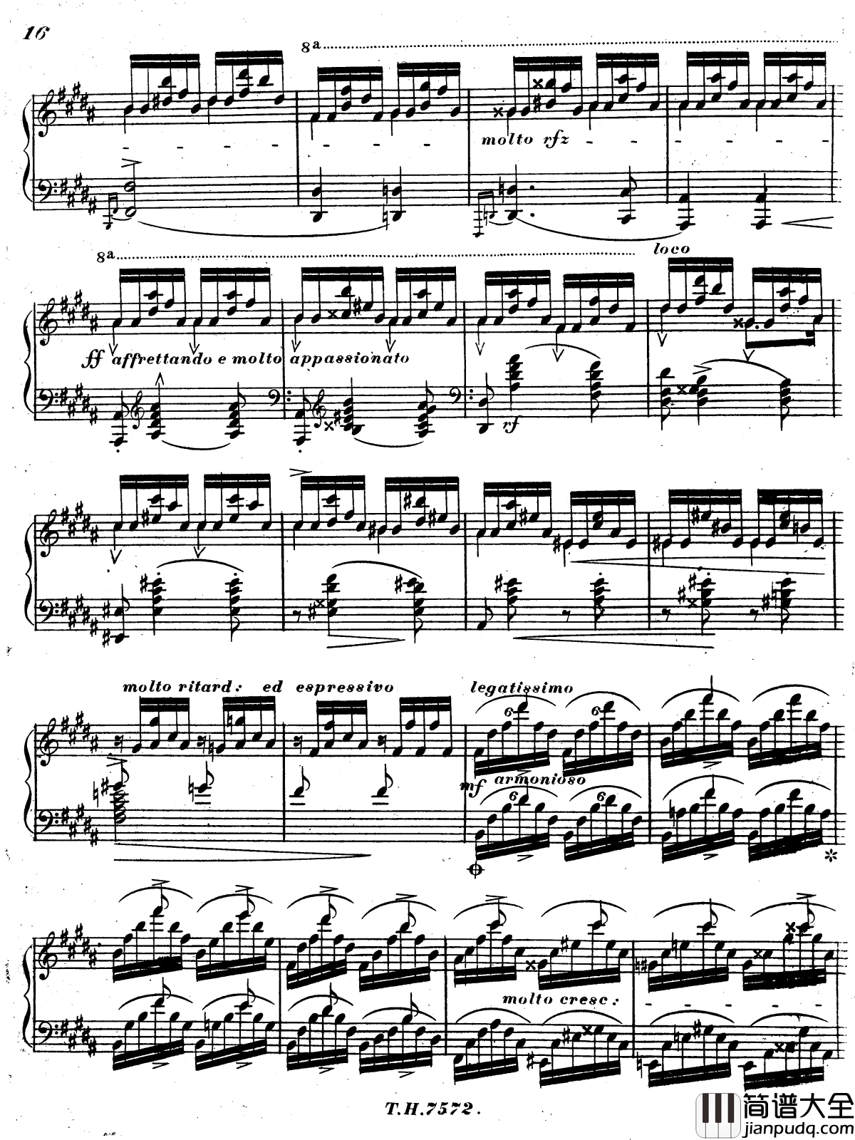 西班牙走私犯回旋曲S.252钢琴谱_李斯特