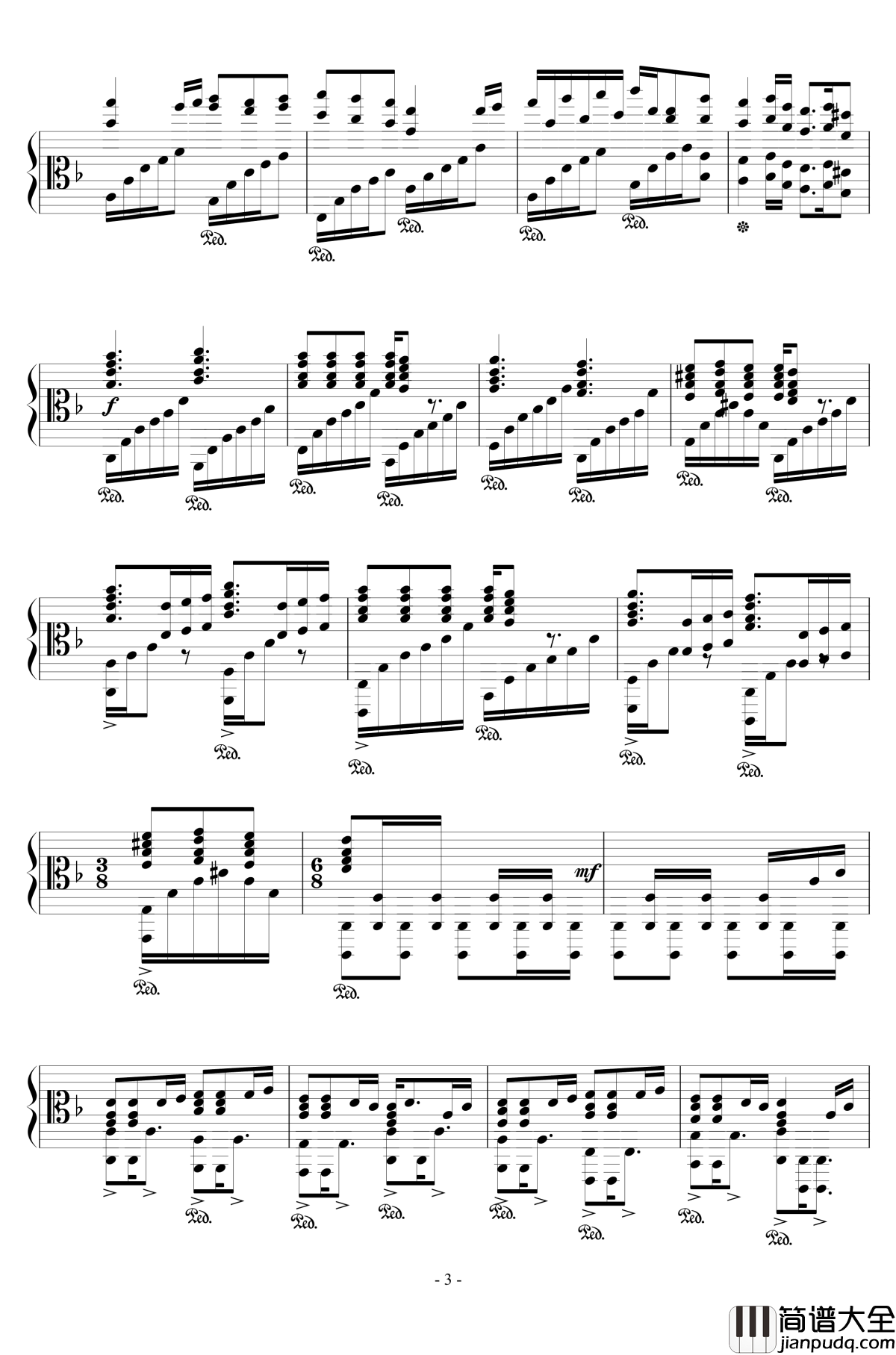 加勒比海盗钢琴谱_混合版_Hans_Zimmer