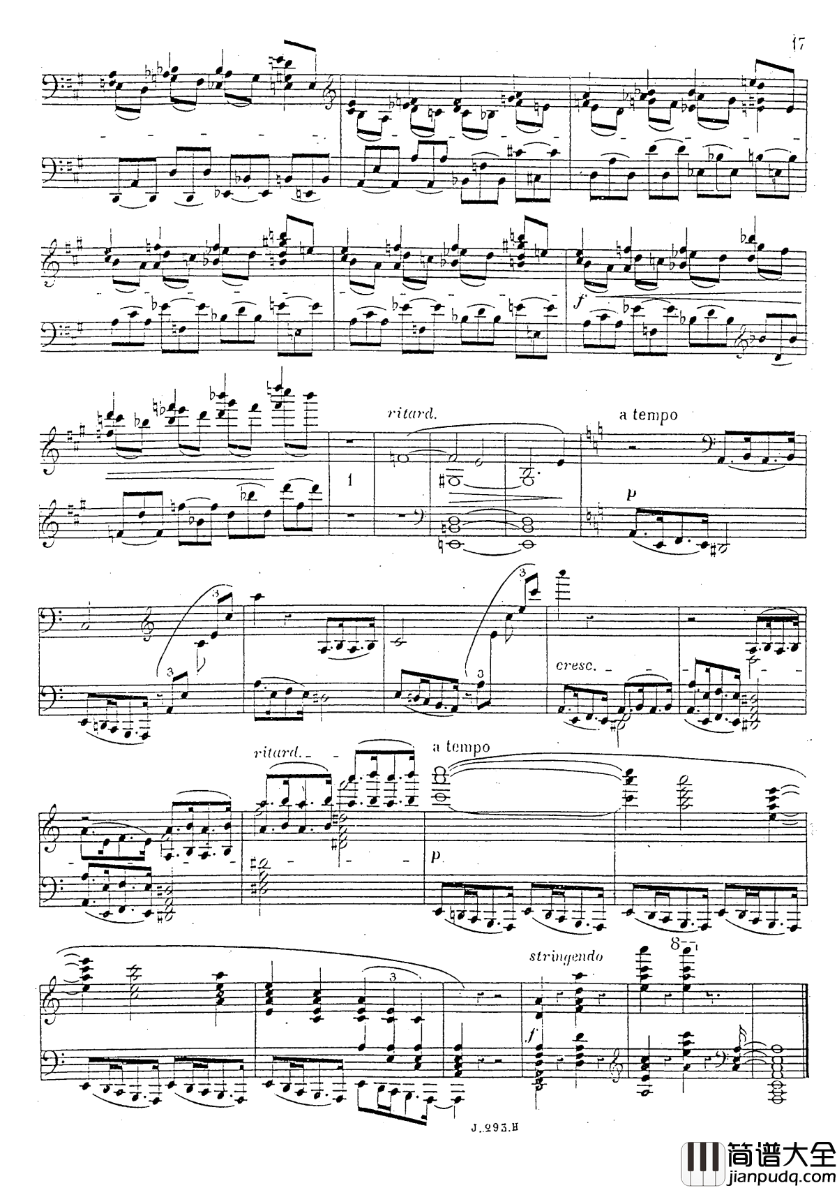 a小调第四钢琴奏鸣曲钢琴谱_安东_鲁宾斯坦__Op.100
