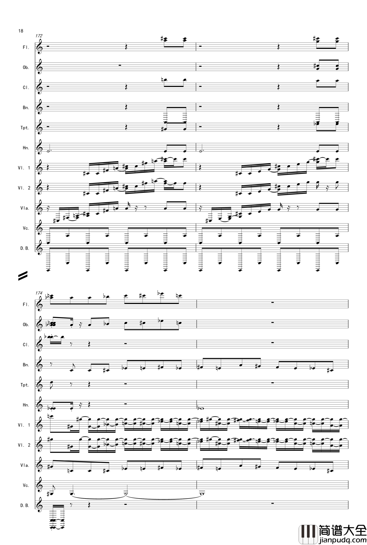 奏鸣曲之交响第14首Ⅲ钢琴谱_贝多芬_beethoven