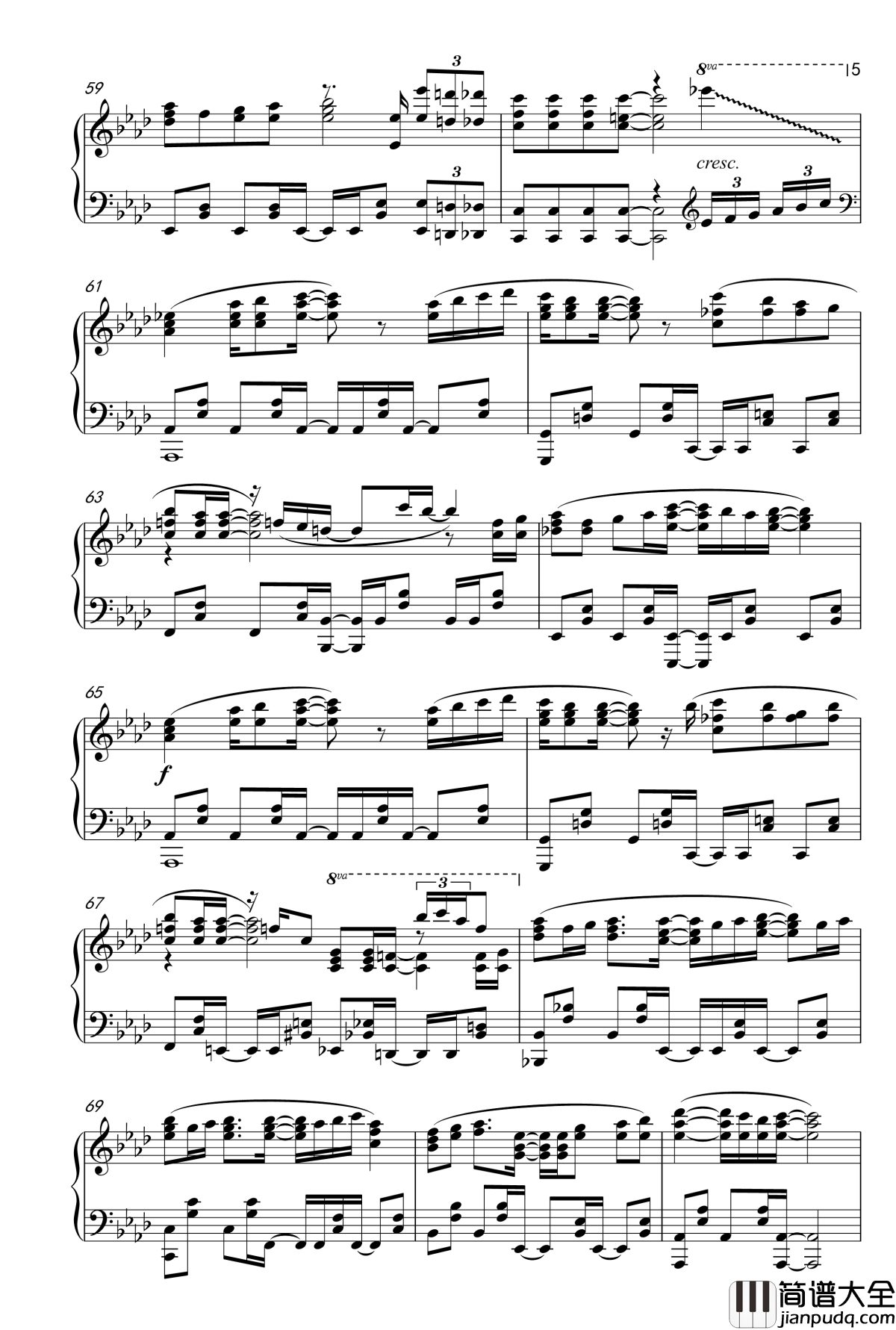 僕たちはひとつの光_钢琴谱_剧场版_Piano_Arange_Ver.Lovelive!
