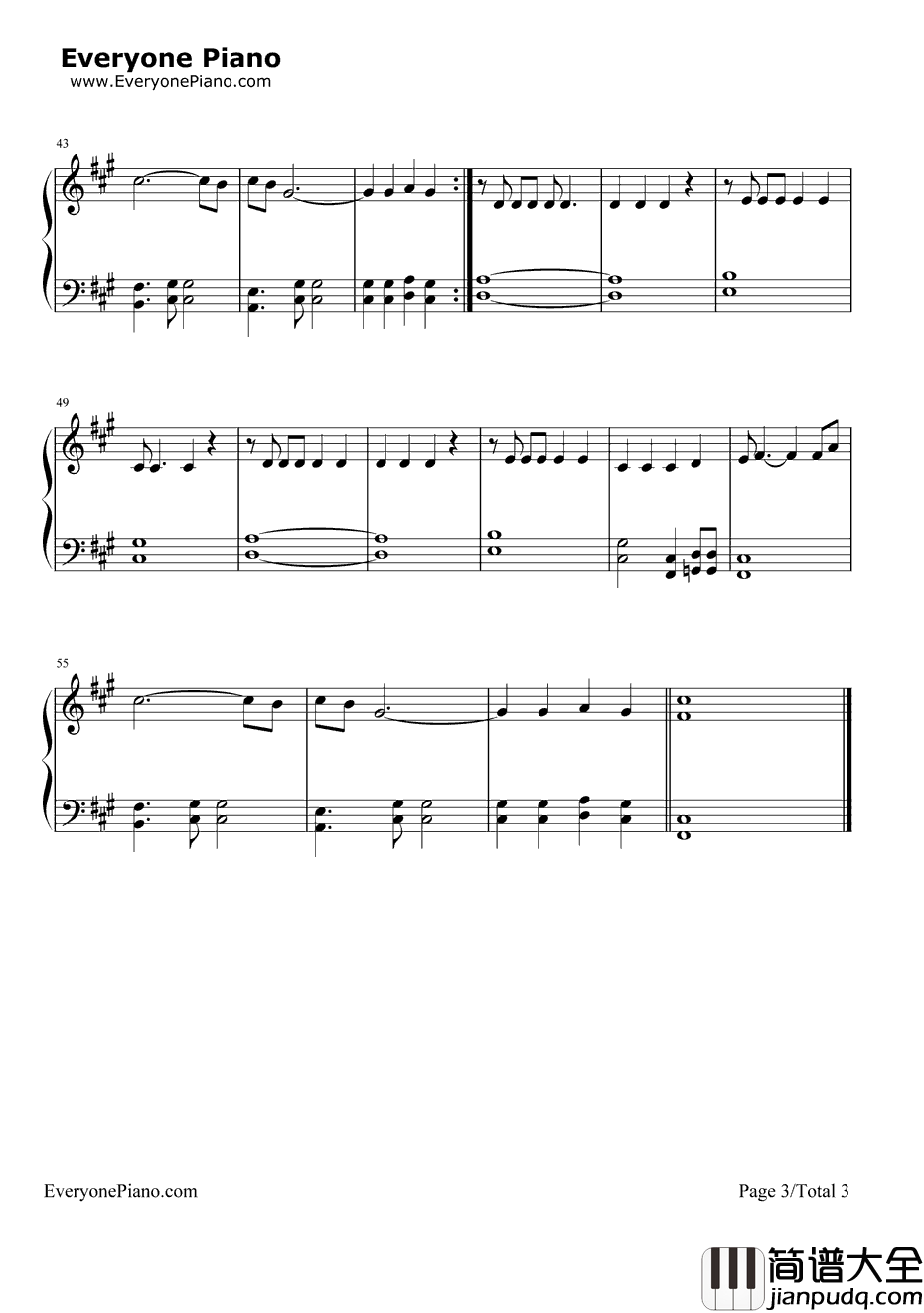 Mutter钢琴谱_Rammstein