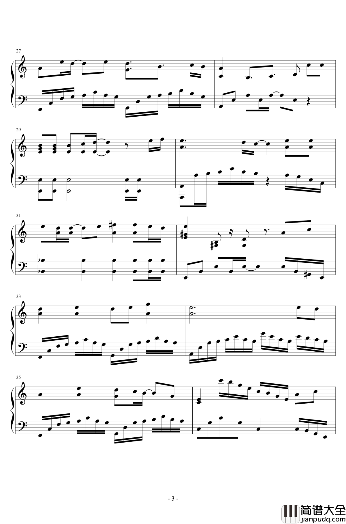 不染钢琴谱_香蜜沉沉烬如霜插曲_毛不易