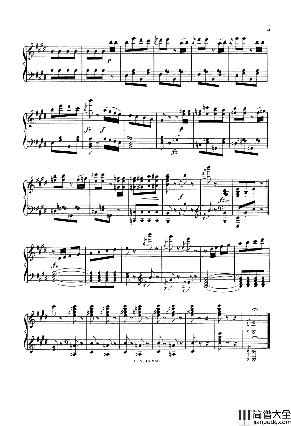 小约翰_斯特劳斯___游览列车快速波尔卡_____Op.281_约翰·斯特劳斯_钢琴谱