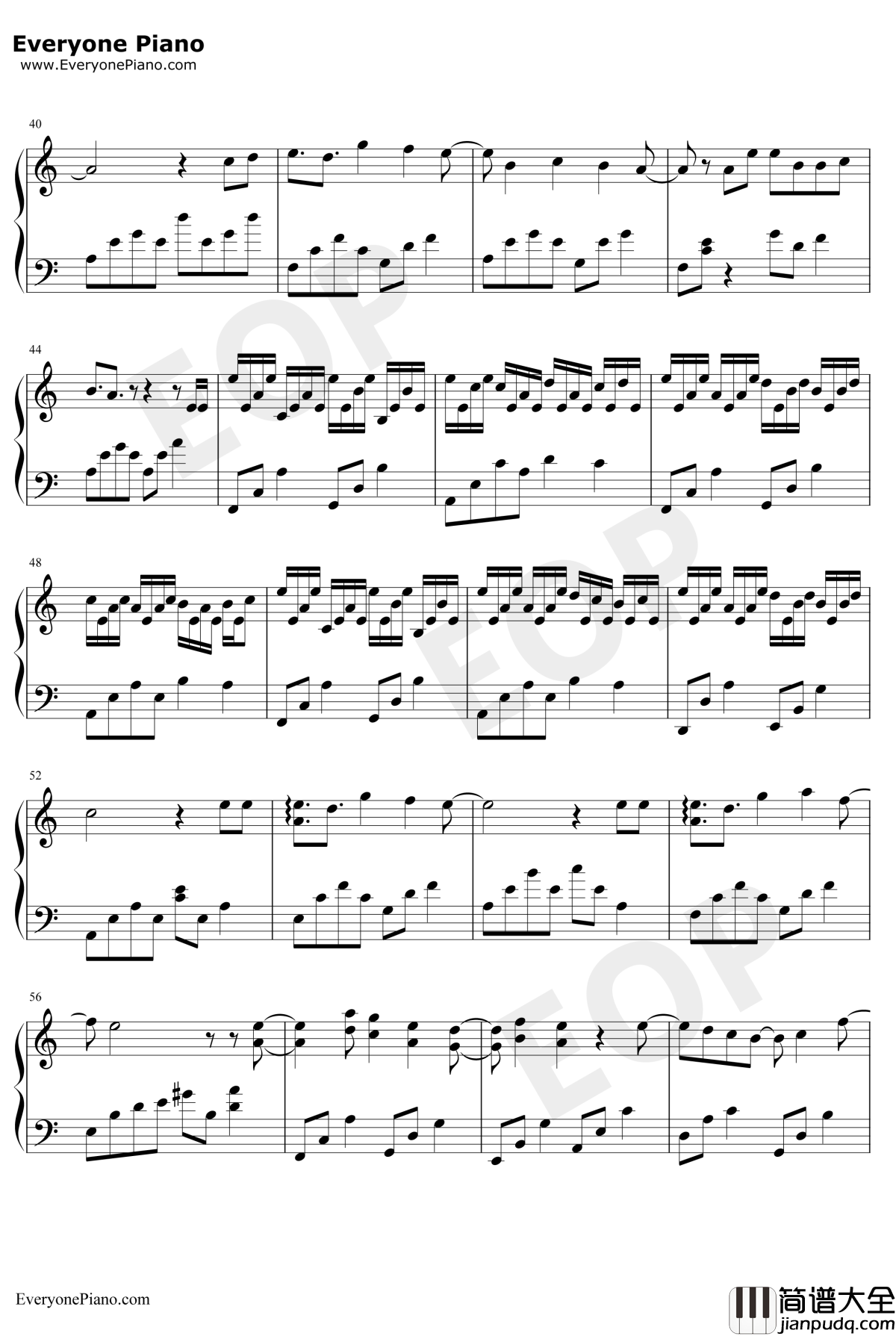 撒野钢琴谱_欸_61_同名小说撒野同人歌曲