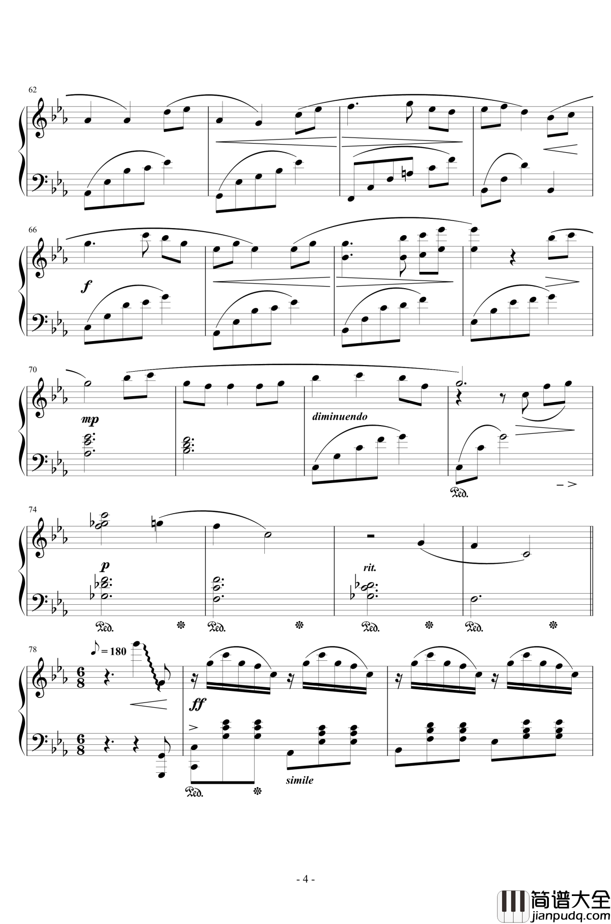 四季折之羽钢琴谱_四季折の羽_镜音双子