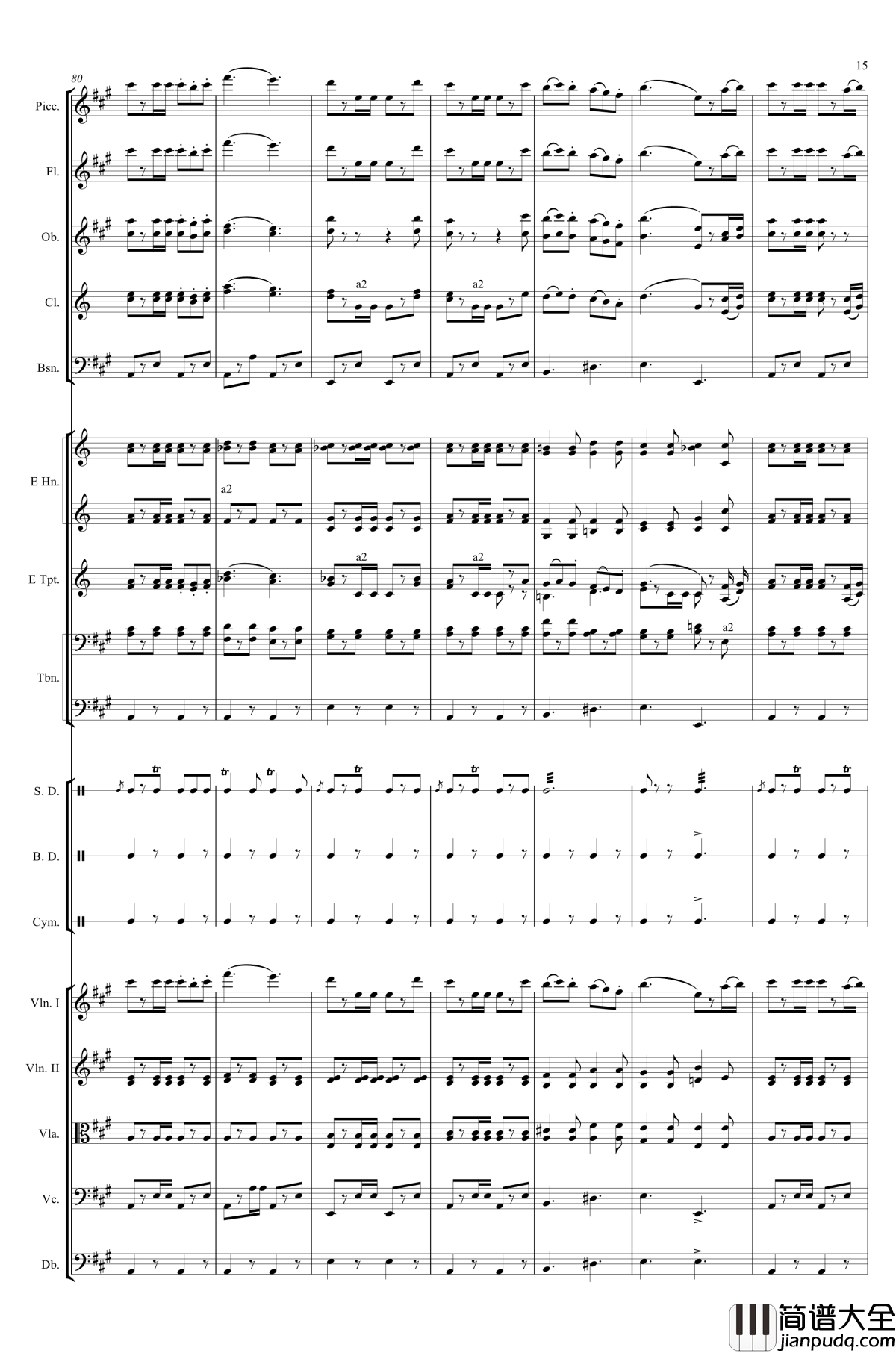 轻骑兵序曲钢琴谱_Franz_von_Suppe