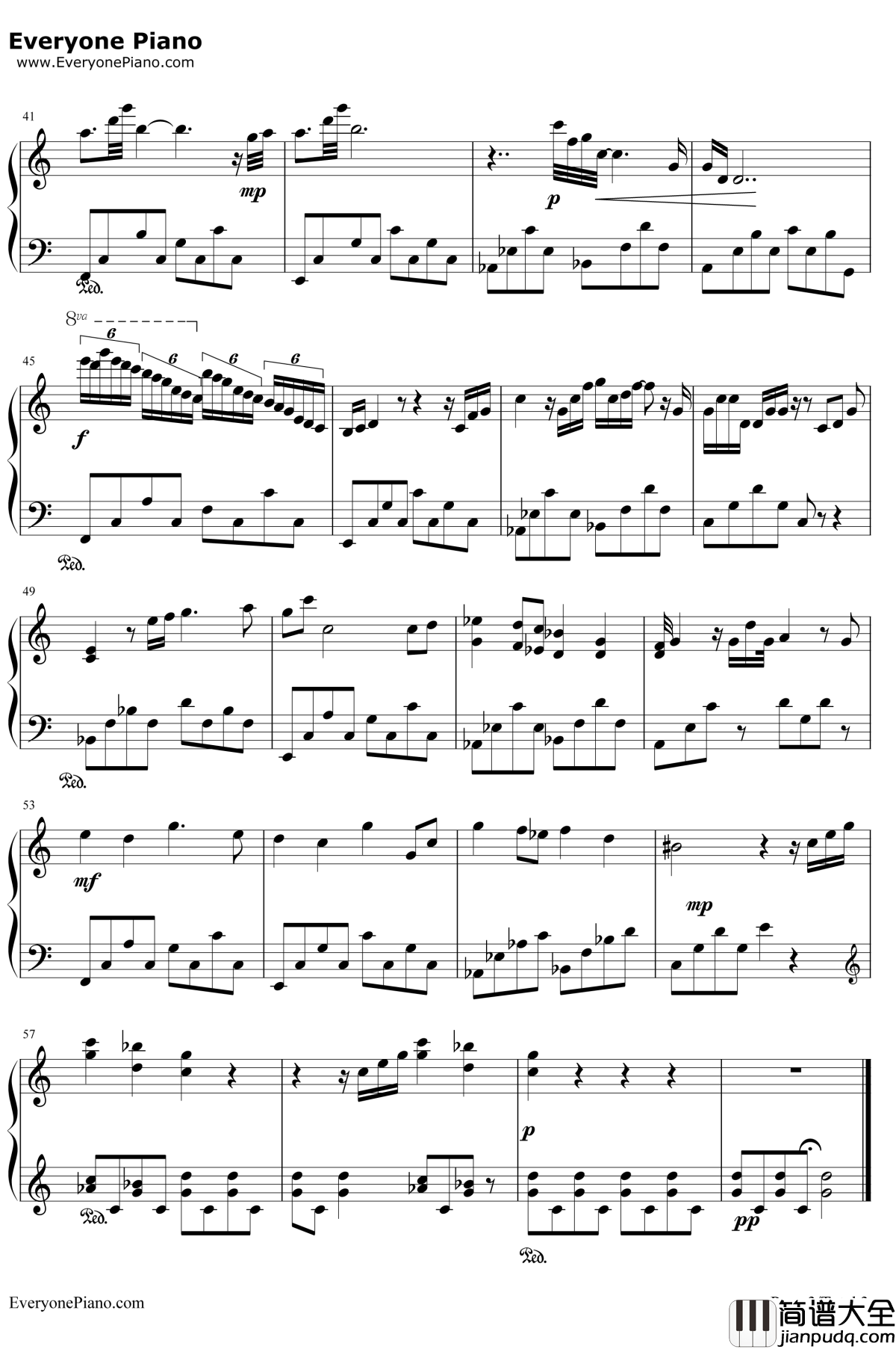 MastintheMist钢琴谱_菅野洋子_大航海时代2背景音乐