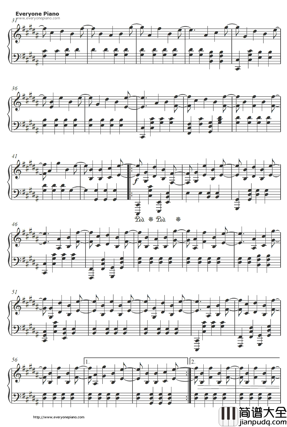 Strobe钢琴谱_Deadmau5