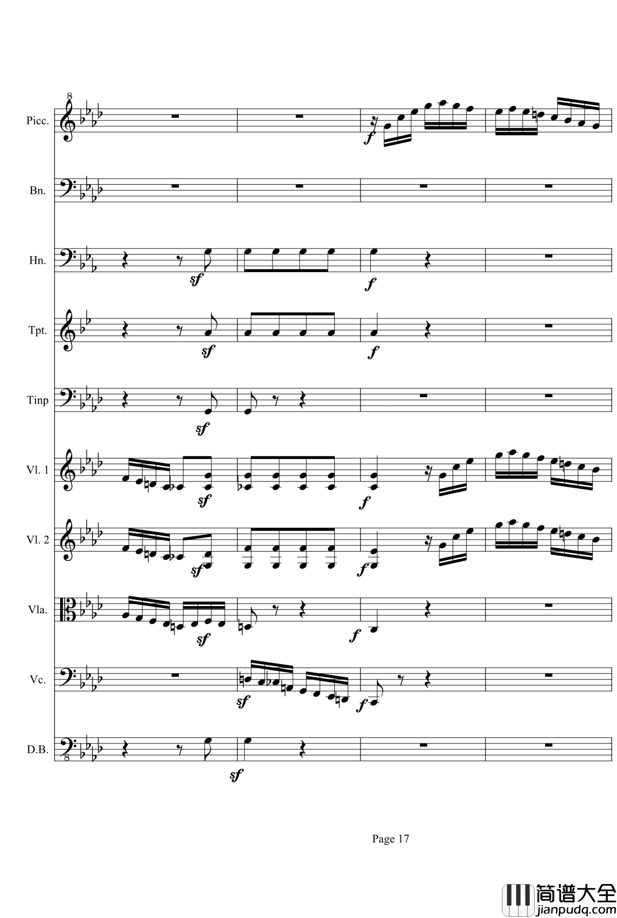 奏鸣曲之交响第23首Ⅲ钢琴谱__贝多芬_beethoven