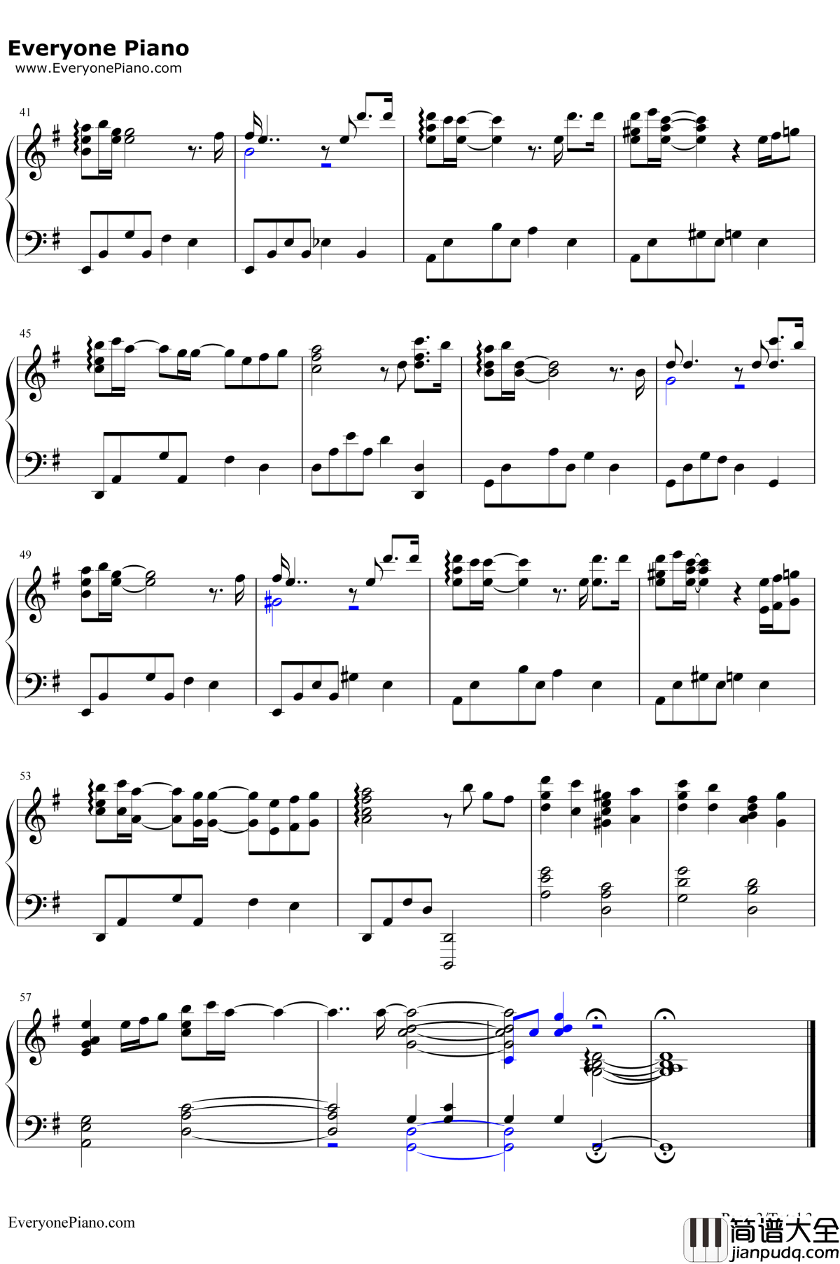My_Destiny钢琴谱_Lyn_来自星星的你片尾曲