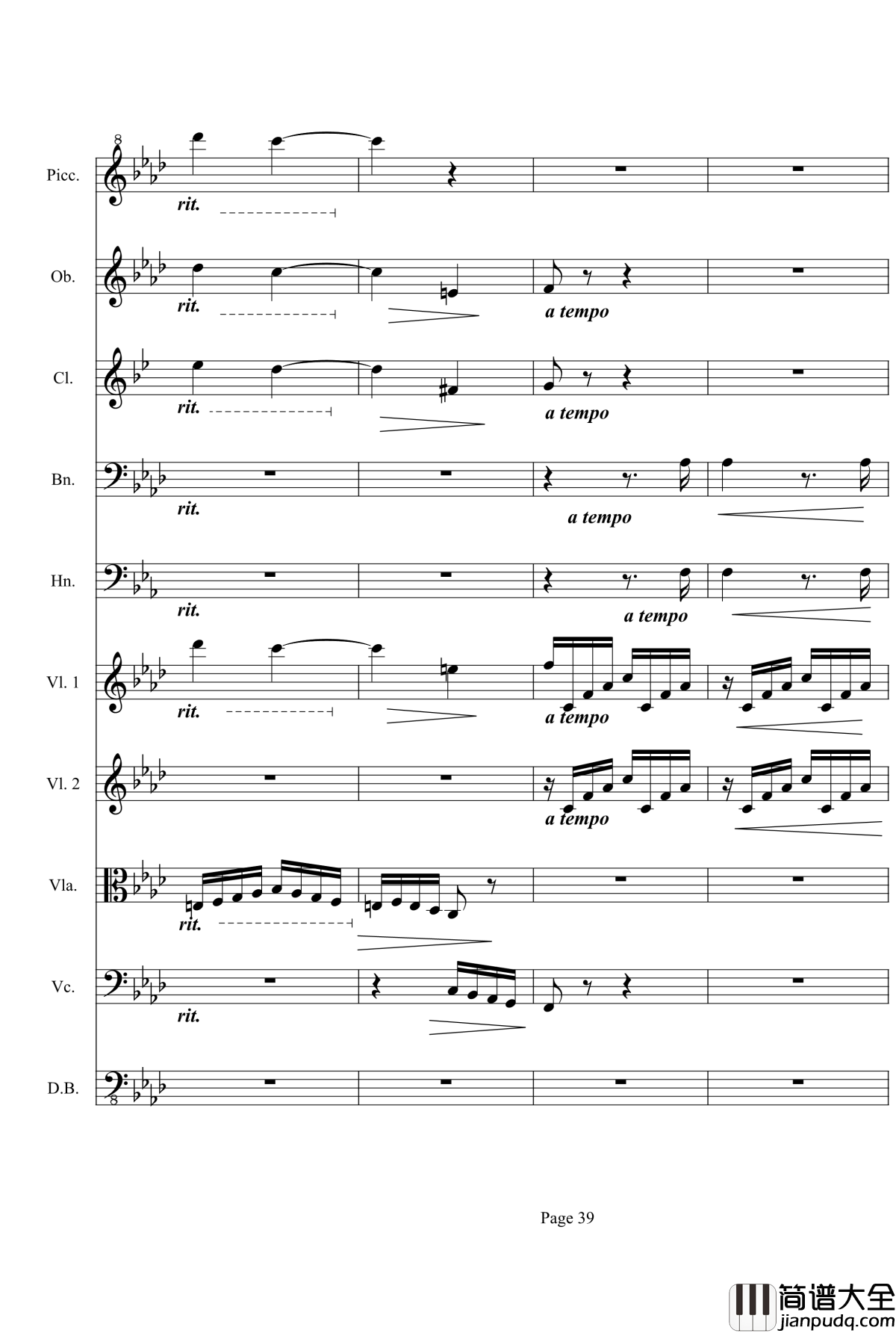 奏鸣曲之交响第23首Ⅲ钢琴谱__贝多芬_beethoven