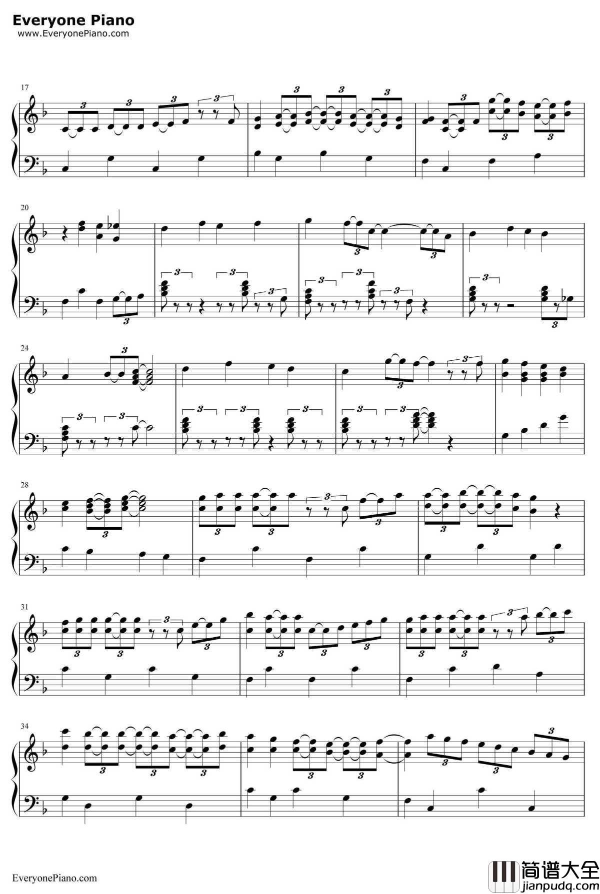 实现梦想的哆啦A梦钢琴谱_黑须克彦_哆啦a梦主题曲