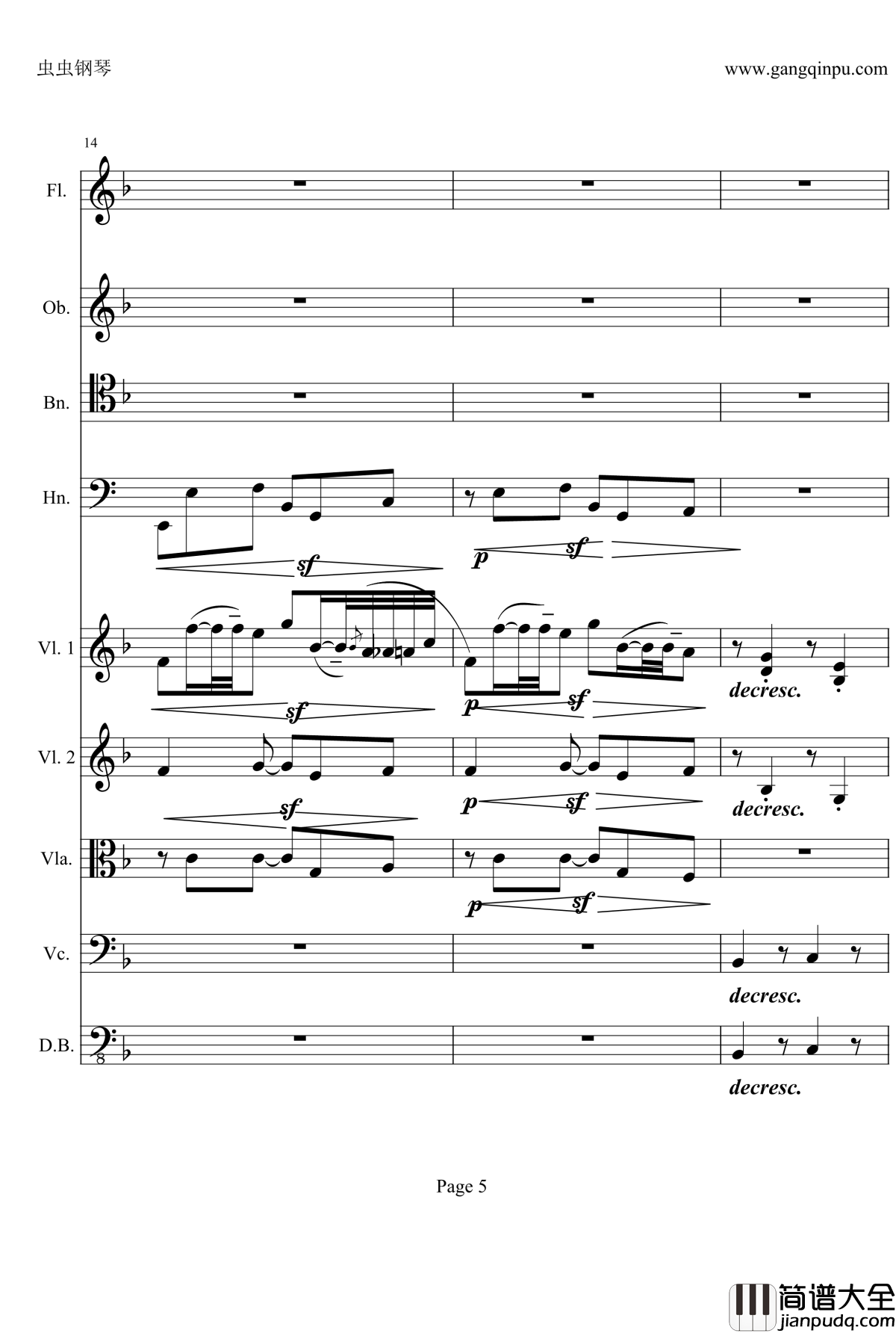奏鸣曲之交响钢琴谱_第21_Ⅱ_贝多芬_beethoven