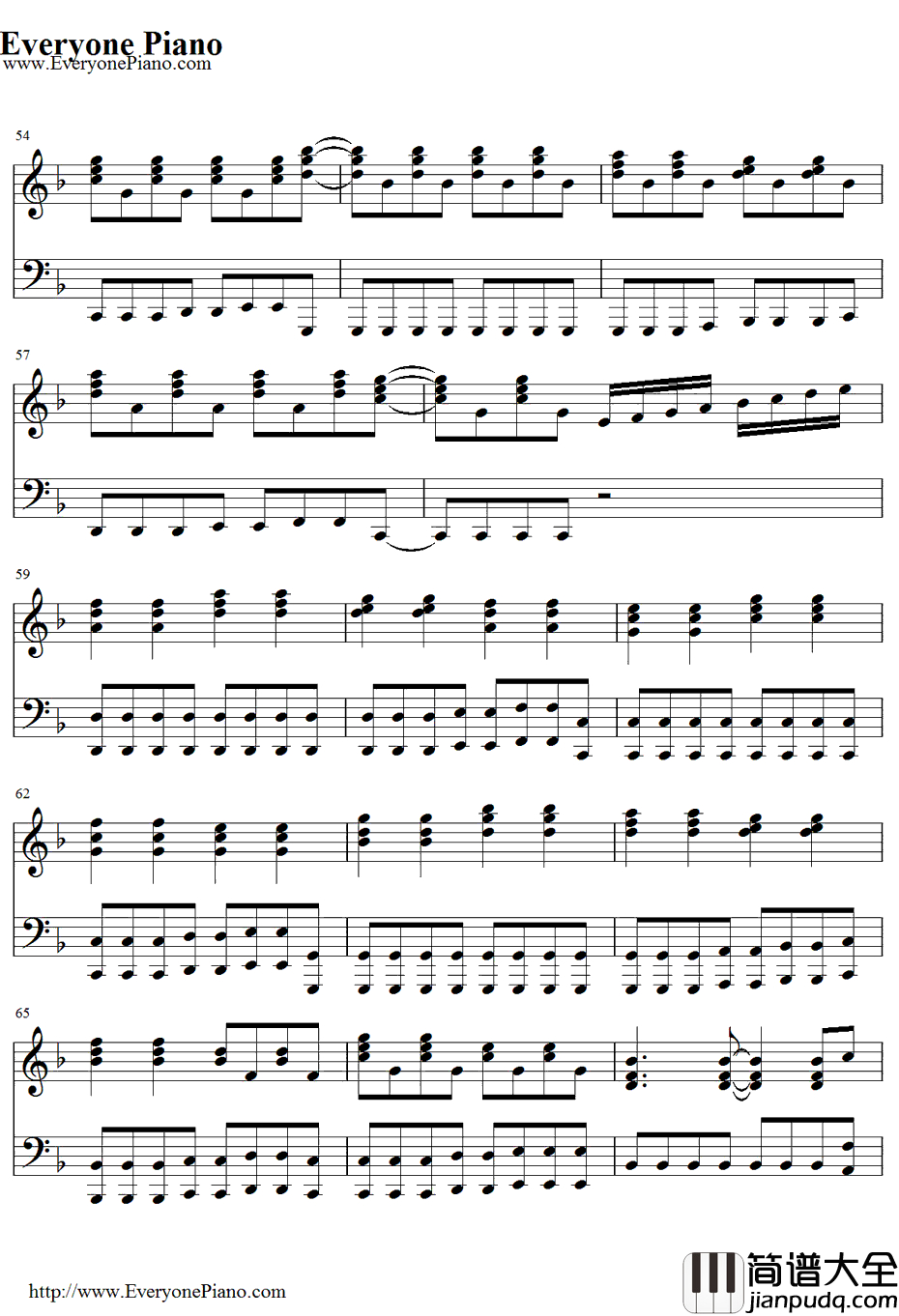 Adele钢琴谱_Adele_纵火焚雨(SetFiretotheRain)